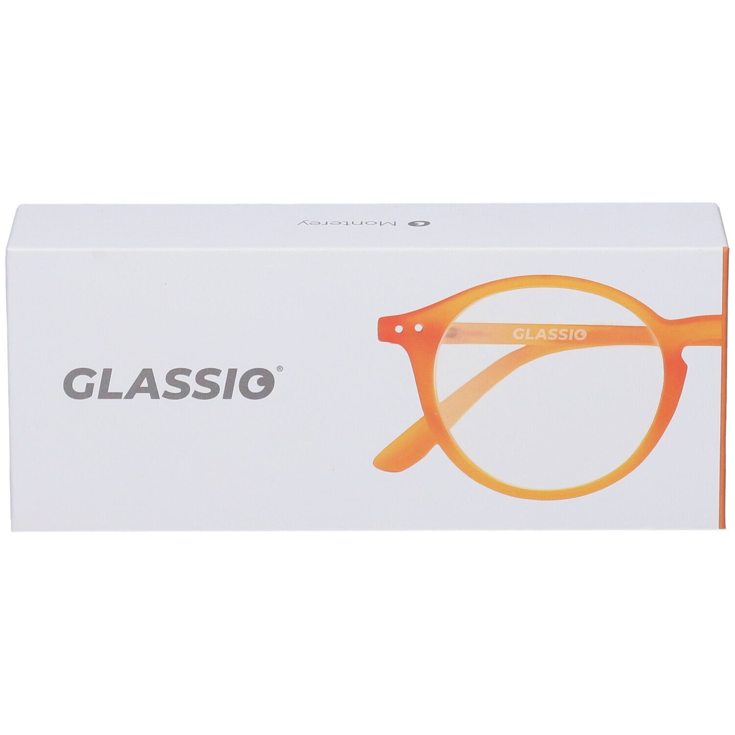 Occhiali da Lettura Glassio Monterey Colore Arancione Gradazione +2,0