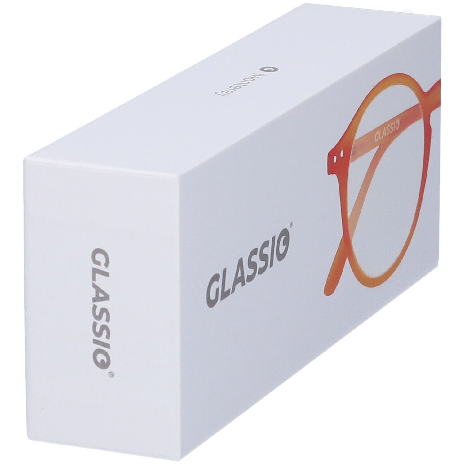 Occhiali da Lettura Glassio Monterey Colore Arancione Gradazione +3,5