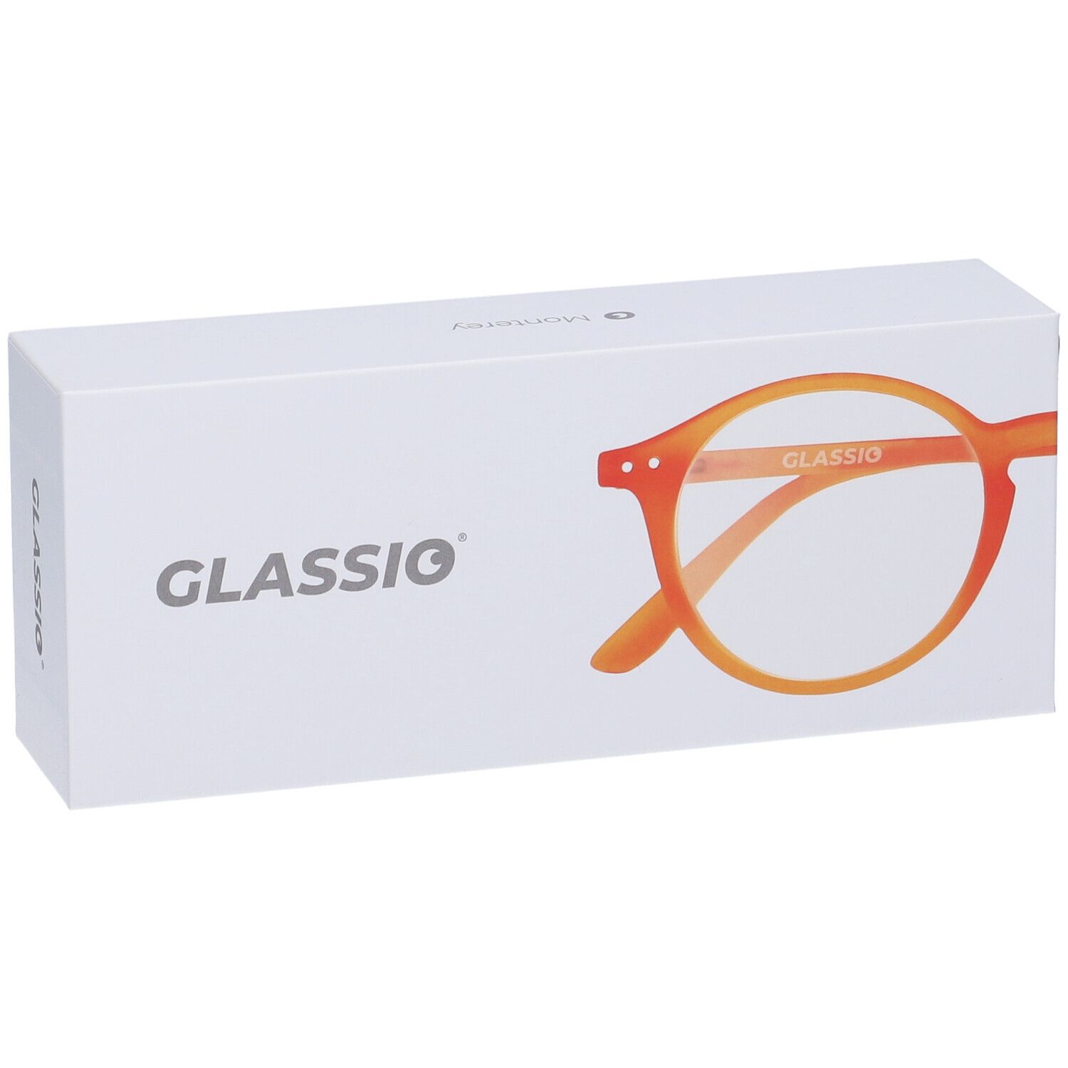 Occhiali da Lettura Glassio Monterey Colore Arancione Gradazione +3,5
