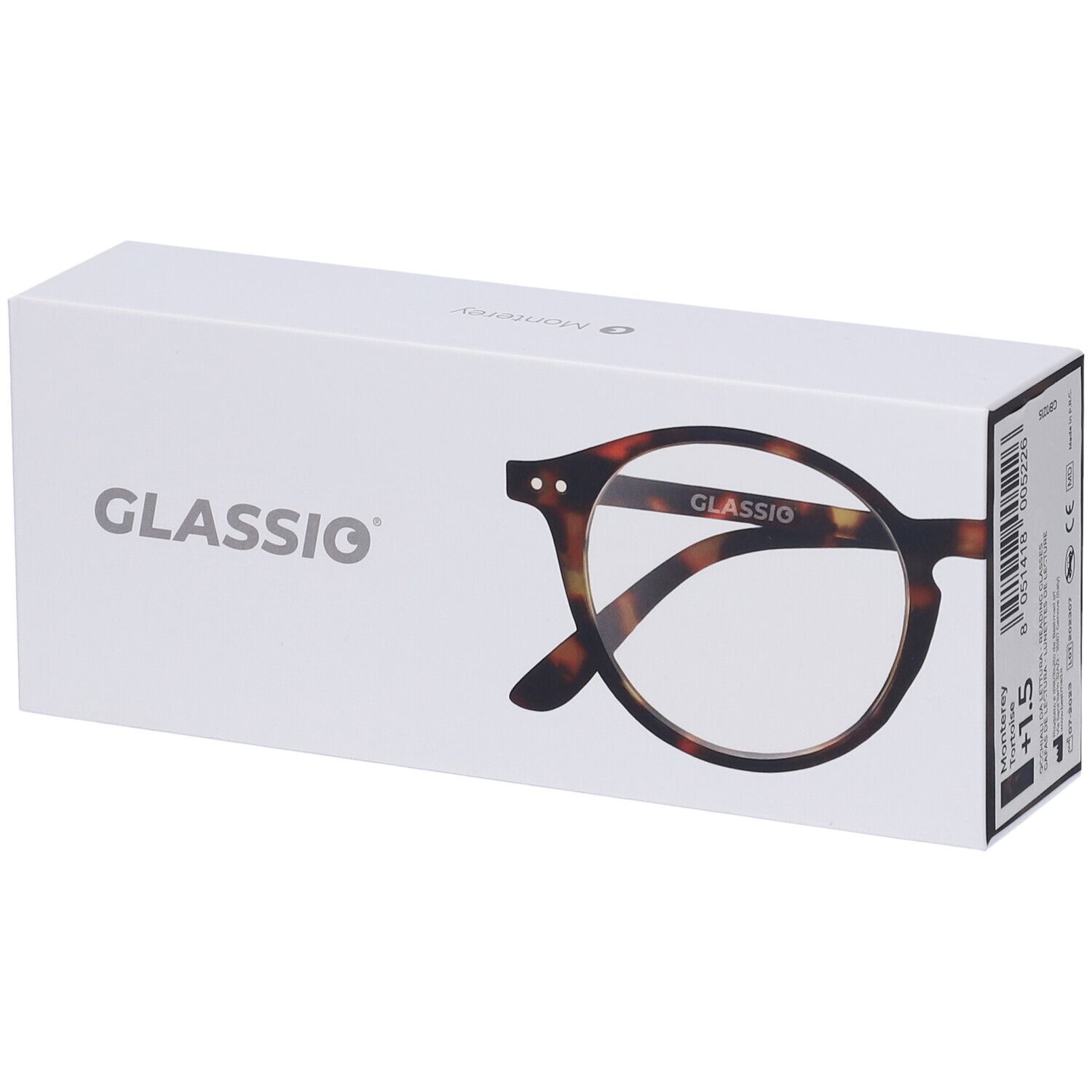 Occhiali da Lettura Glassio Monterey Colore Tortoise Gradazione +1,5