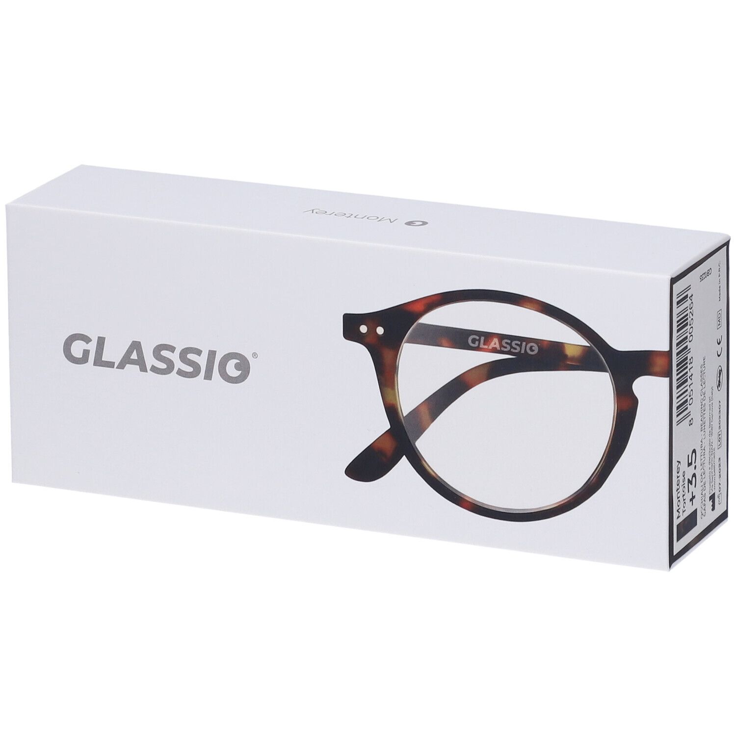 Occhiali da Lettura Glassio Monterey Colore Tortoise Gradazione +3,5