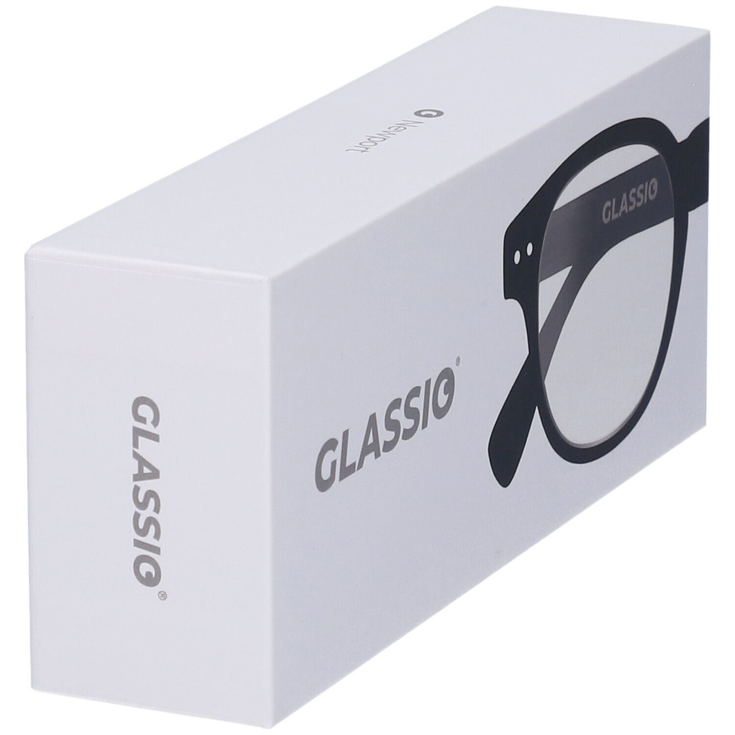 Occhiali da Lettura Glassio Newport Colore Nero Gradazione +1,5