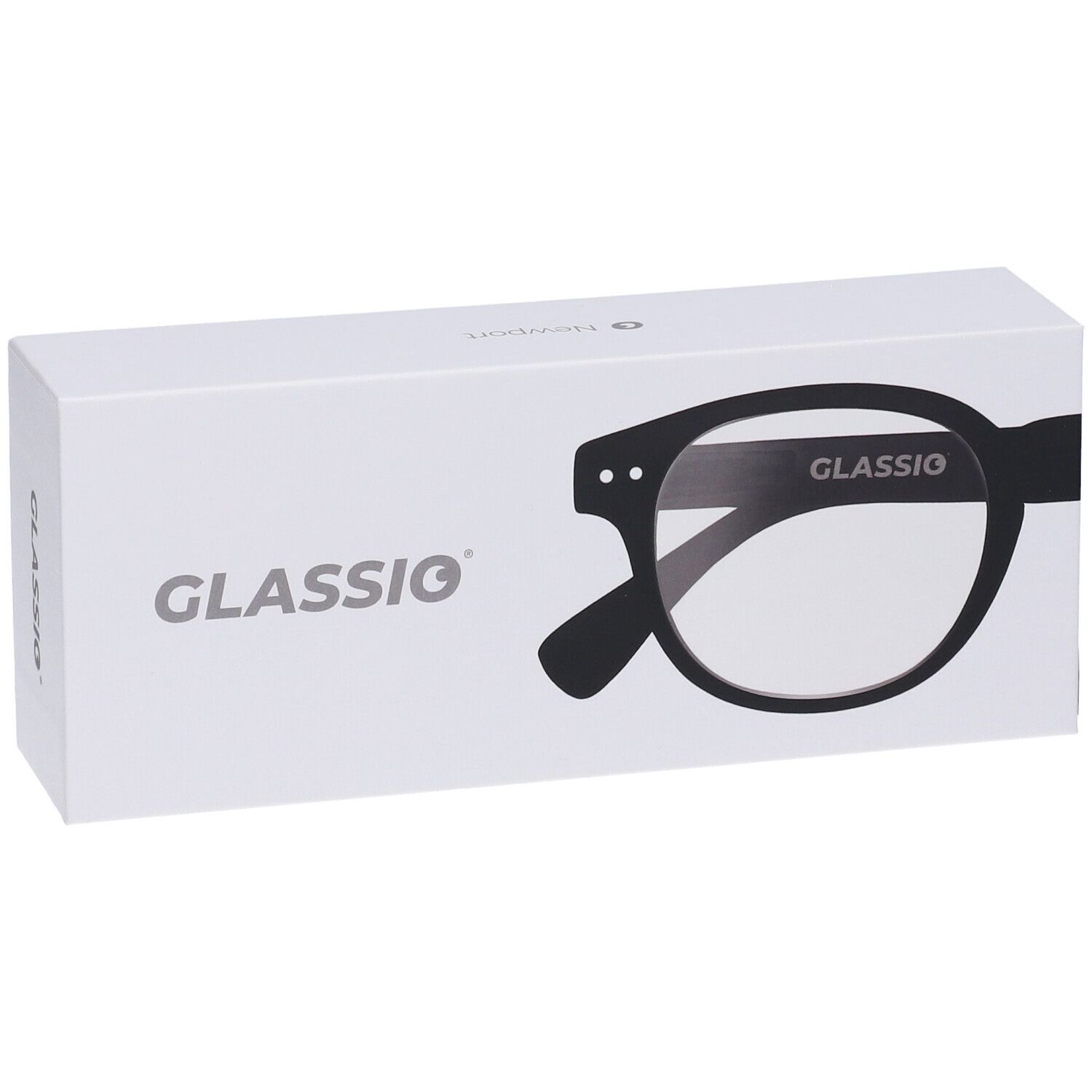 Occhiali da Lettura Glassio Newport Colore Nero Gradazione +1,5