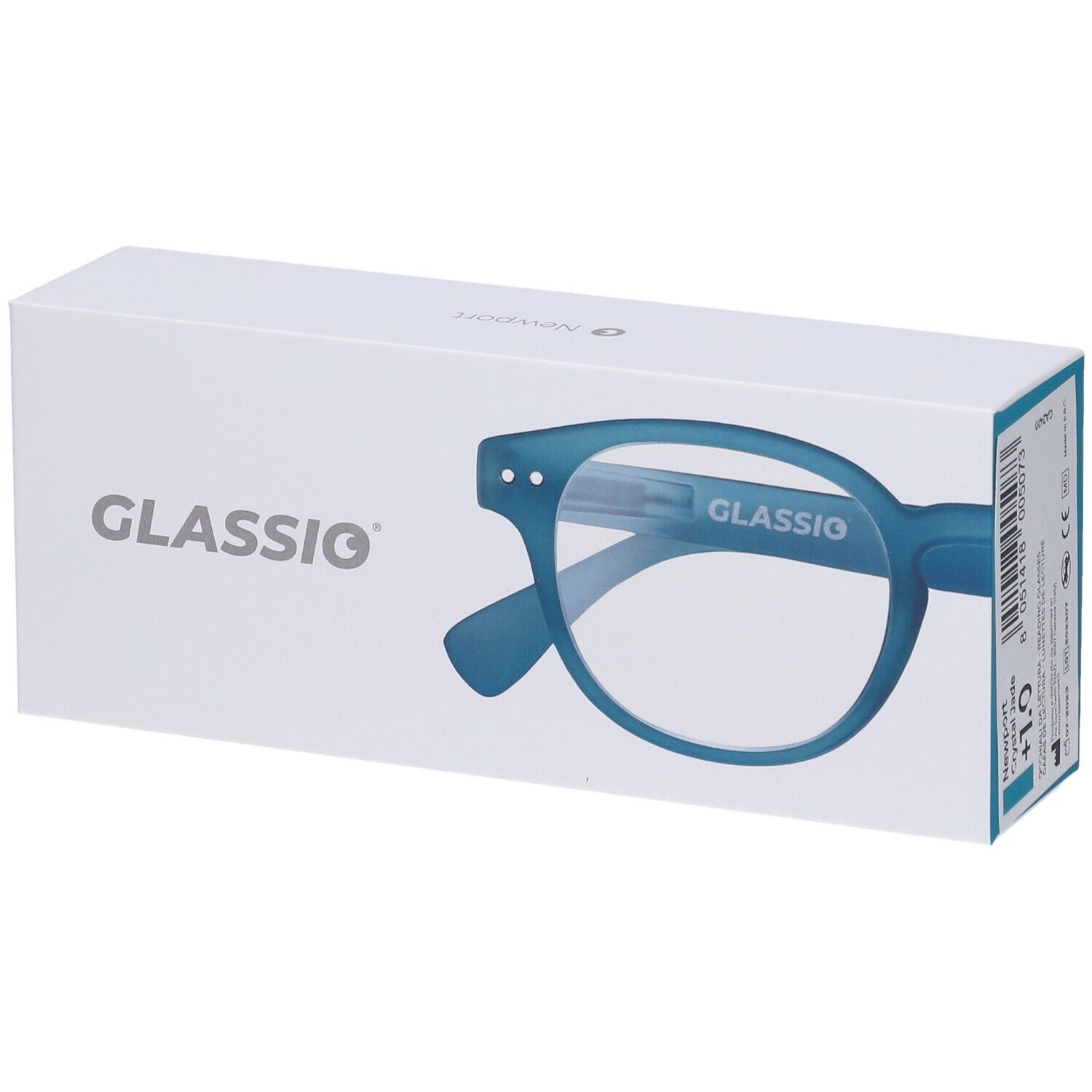 Occhiali da Lettura Glassio Newport Colore Crystal Jade Gradazione +1,0