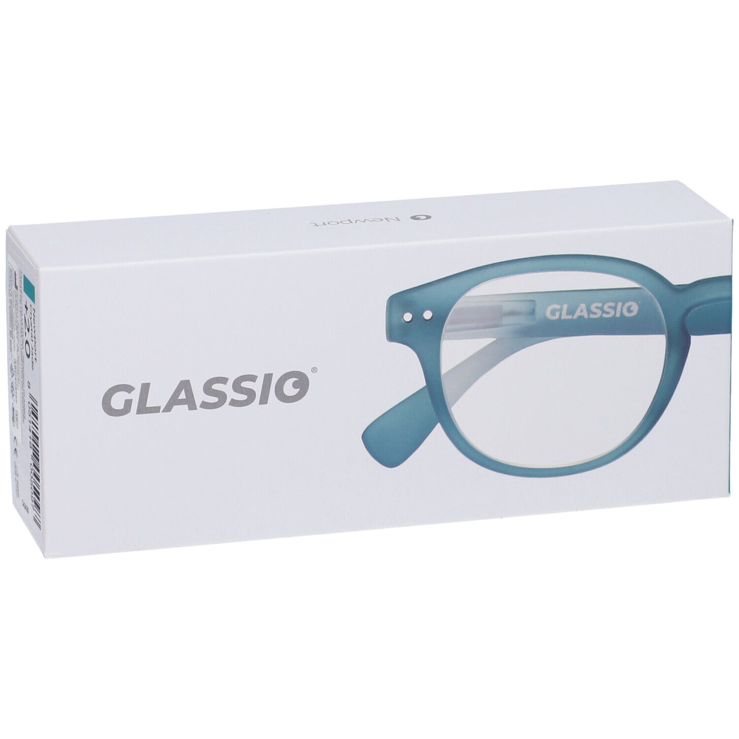 Occhiali da Lettura Glassio Newport Colore Crystal Jade Gradazione +2,0