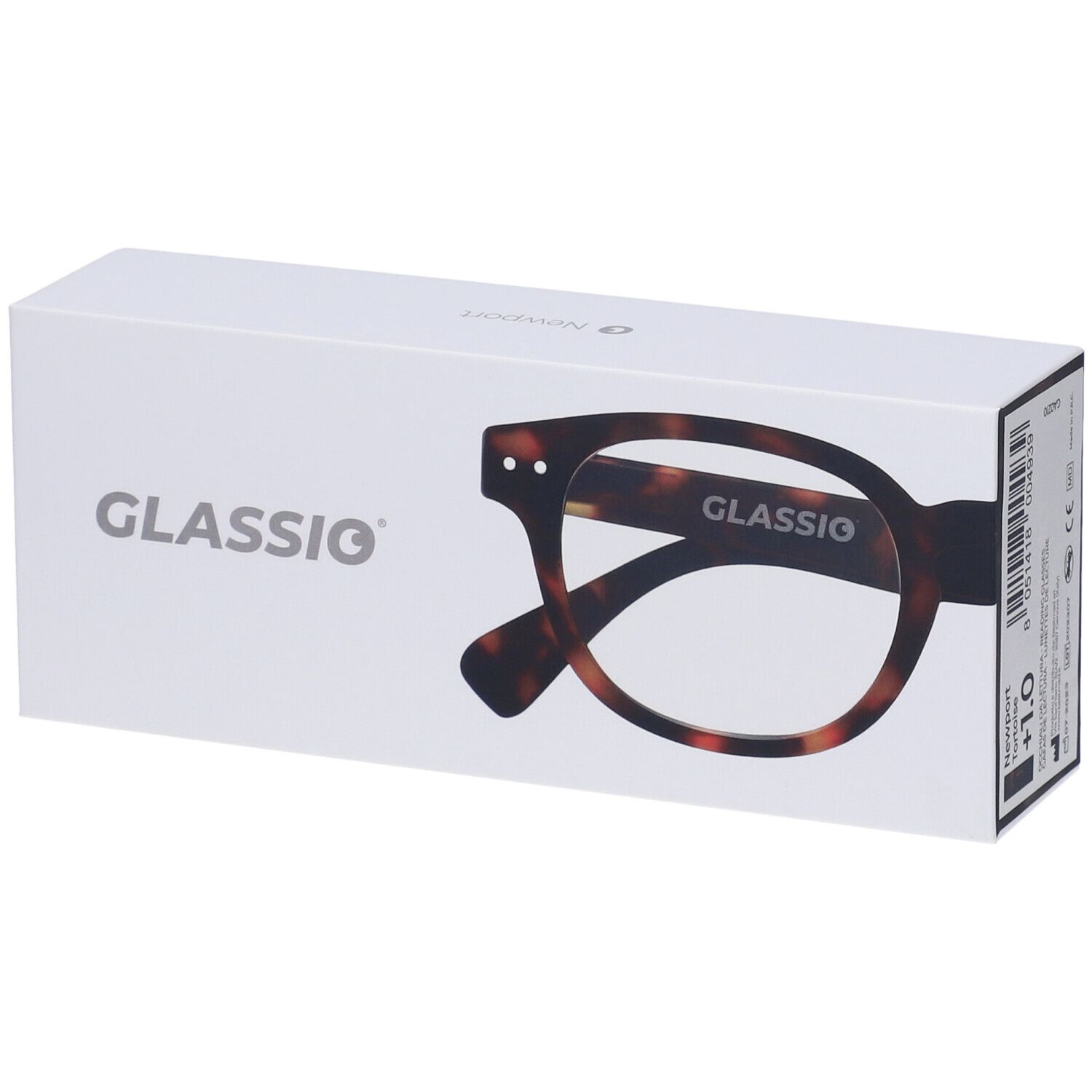 Occhiali da Lettura Glassio Newport Colore Tortoise Gradazione +1,0