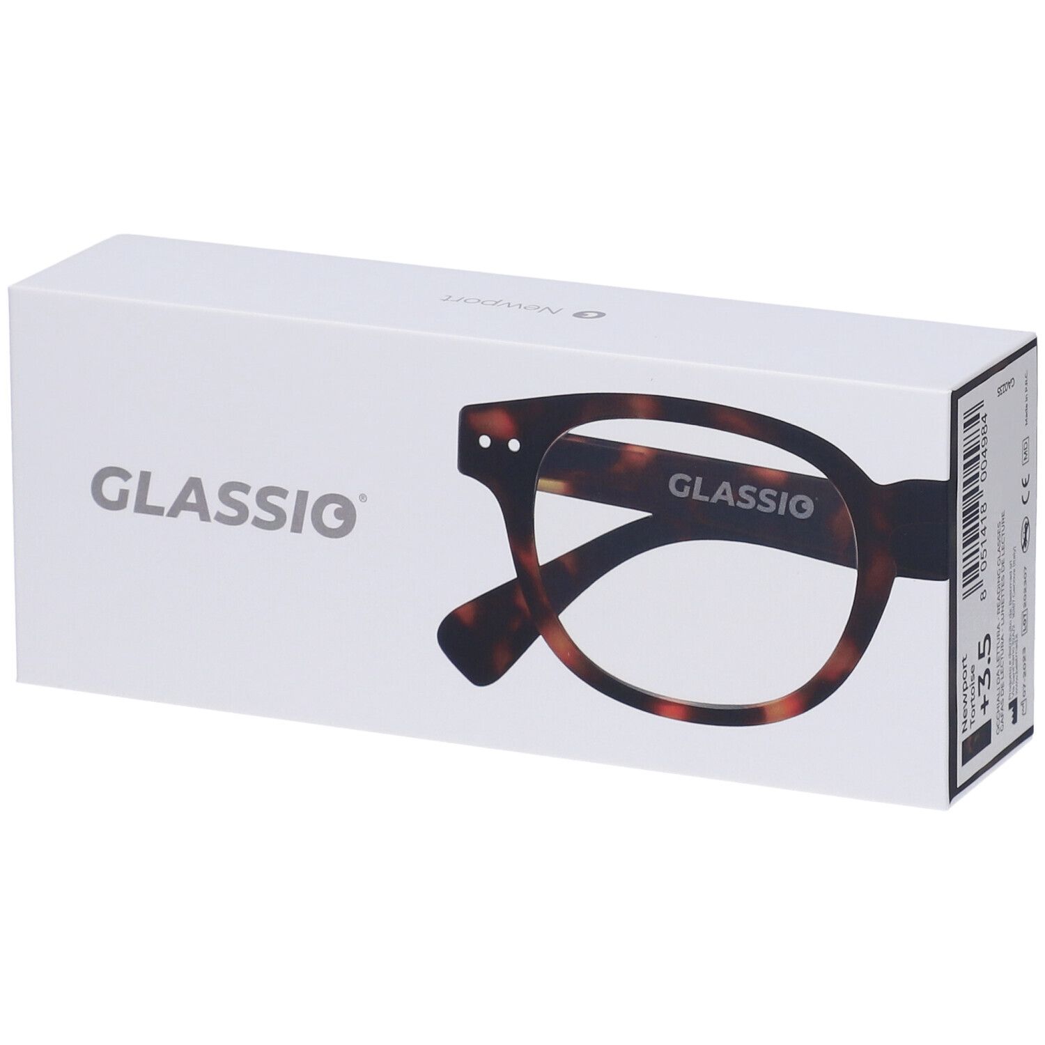 Occhiali da Lettura Glassio Newport Colore Tortoise Gradazione +3,5