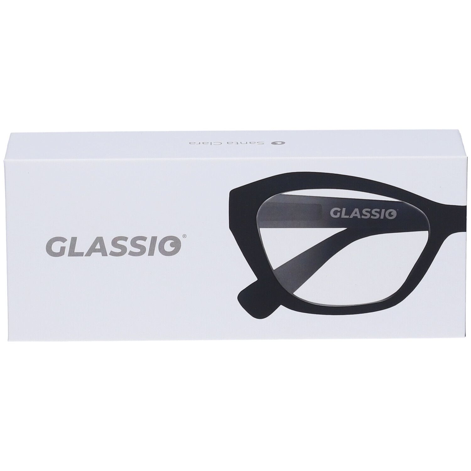 Occhiali da Lettura Glassio Santa Clara Colore Nero Gradazione +1,0