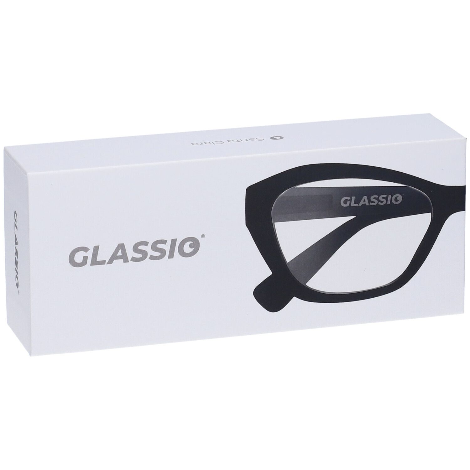 Occhiali da Lettura Glassio Santa Clara Colore Nero Gradazione +1,0
