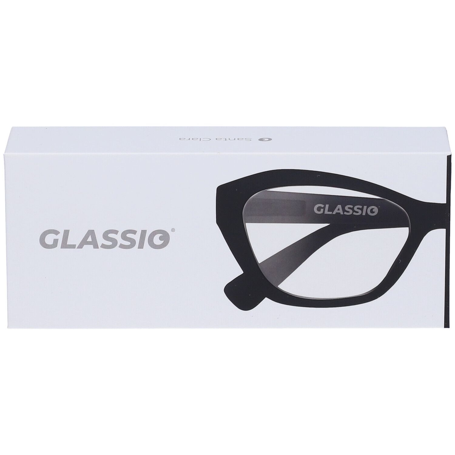 Occhiali da Lettura Glassio Santa Clara Colore Nero Gradazione +3,0