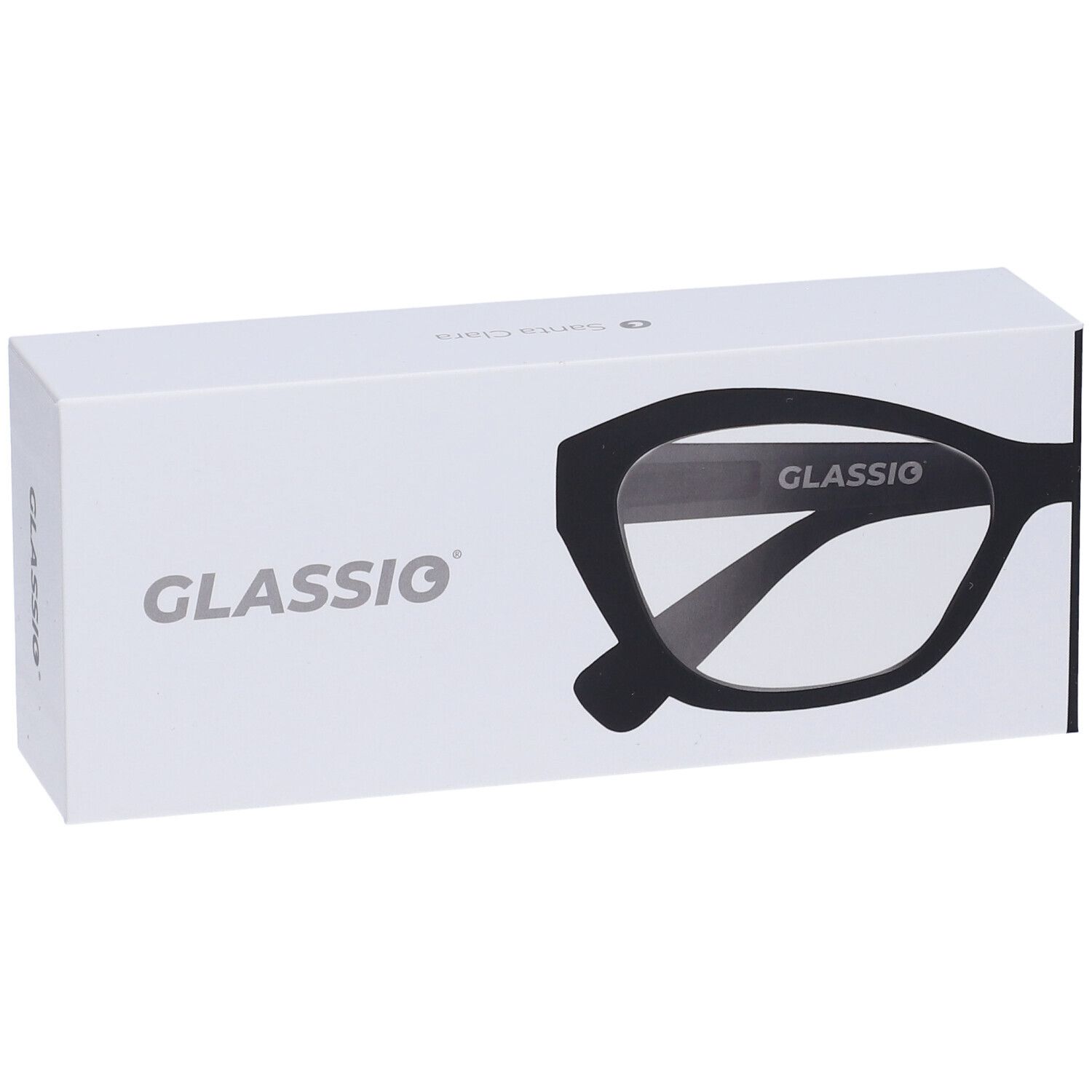 Occhiali da Lettura Glassio Santa Clara Colore Nero Gradazione +3,0