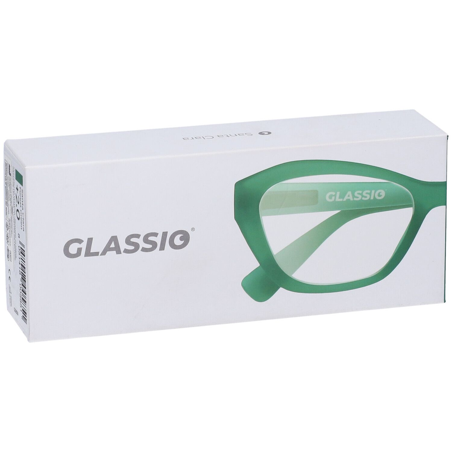 Occhiali da Lettura Glassio Santa Clara Colore Verde Foresta Gradazione +2,0