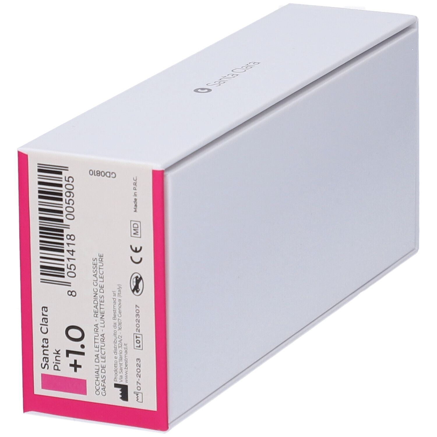 Occhiali da Lettura Glassio Santa Clara Colore Rosa Gradazione +1,0