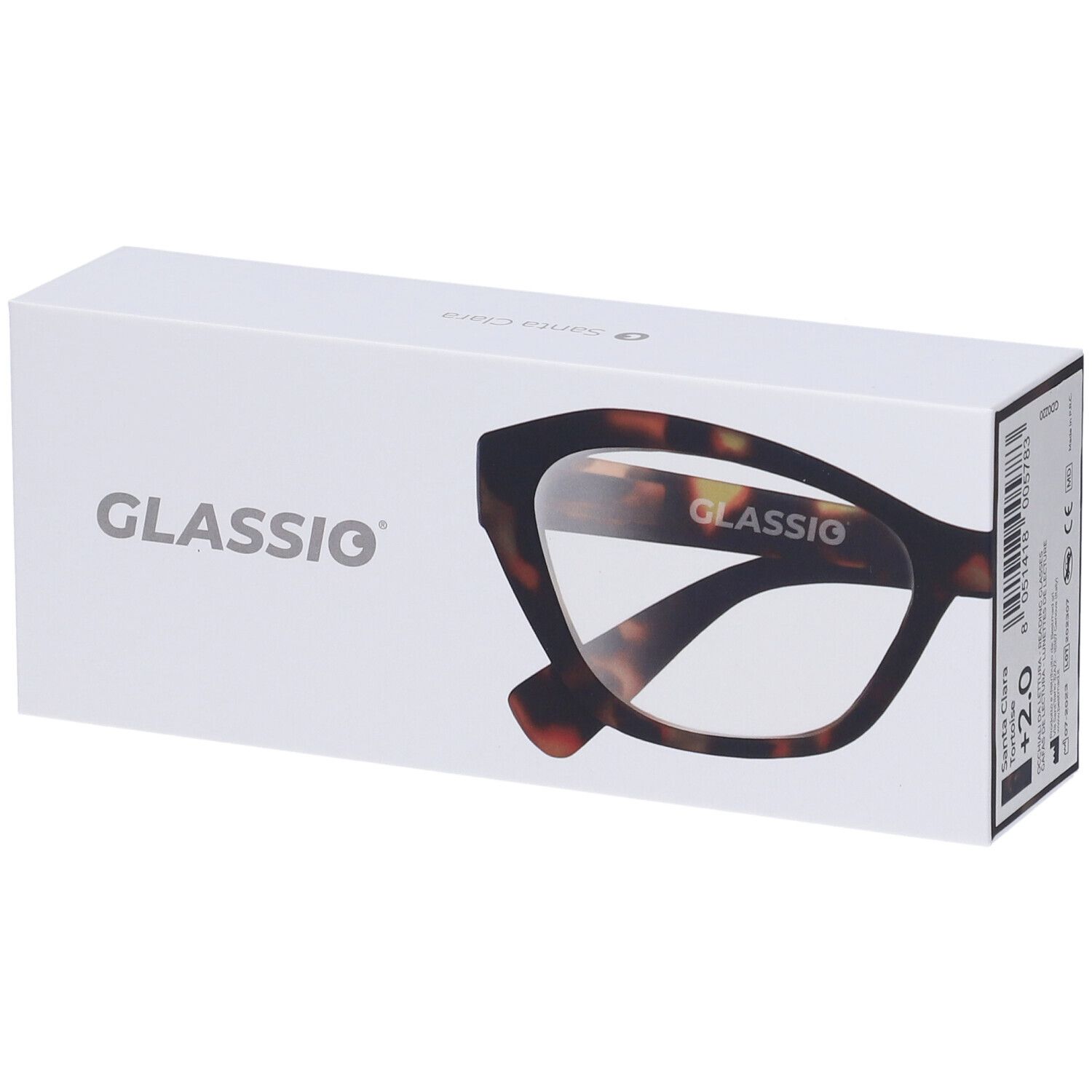 Occhiali da Lettura Glassio Santa Clara Colore Tortoise Gradazione +2,0