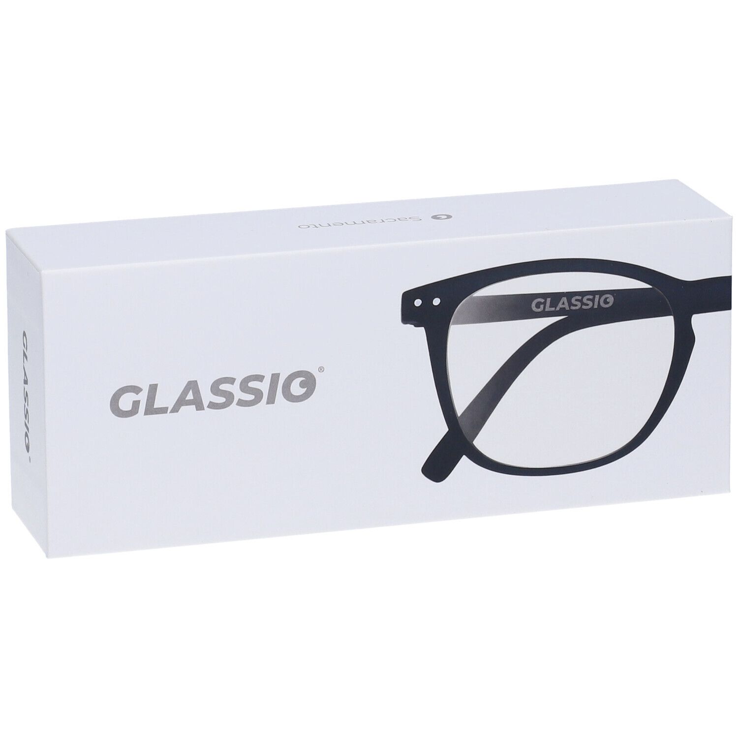 Occhiali da Lettura Glassio Sacramento Colore Nero Gradazione +2,0