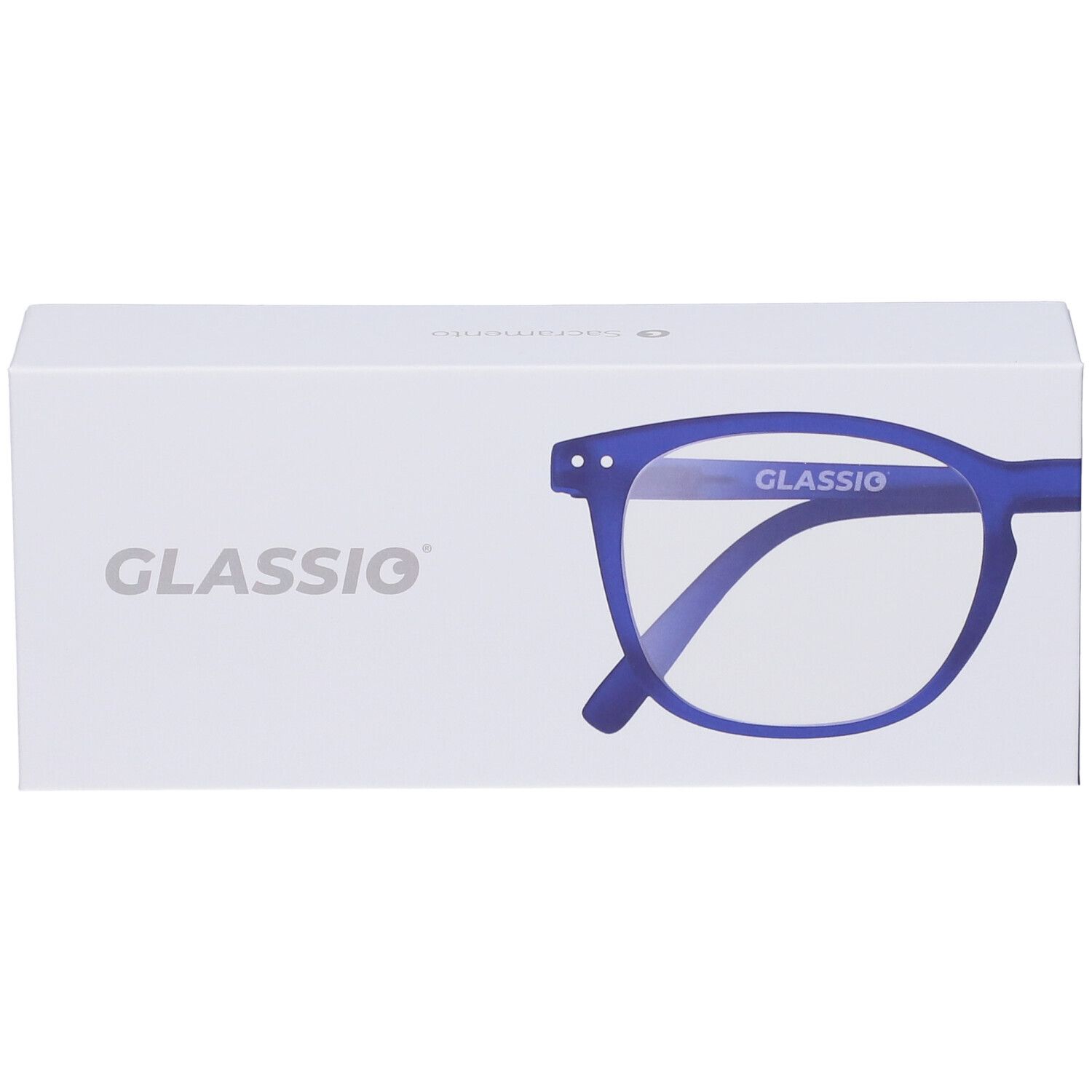 Occhiali da Lettura Glassio Sacramento Colore Blu Scuro Gradazione +2,5