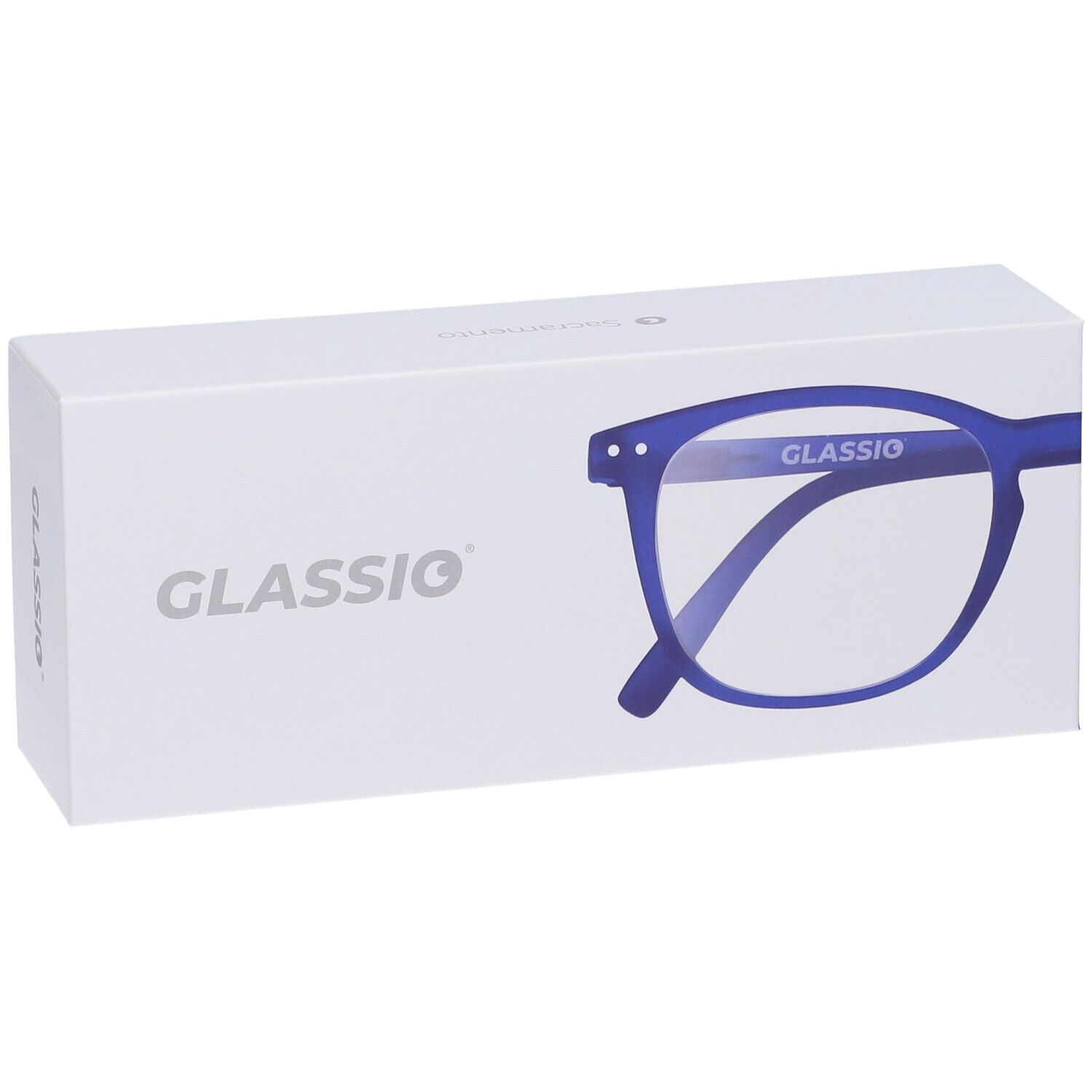 Occhiali da Lettura Glassio Sacramento Colore Blu Scuro Gradazione +2,5