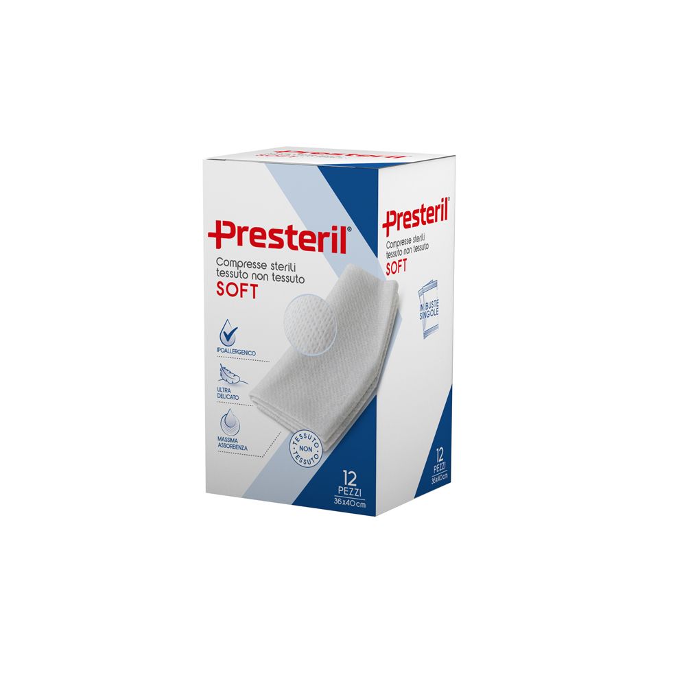 PRESTERIL Compresse sterili TNT 36x40 cm