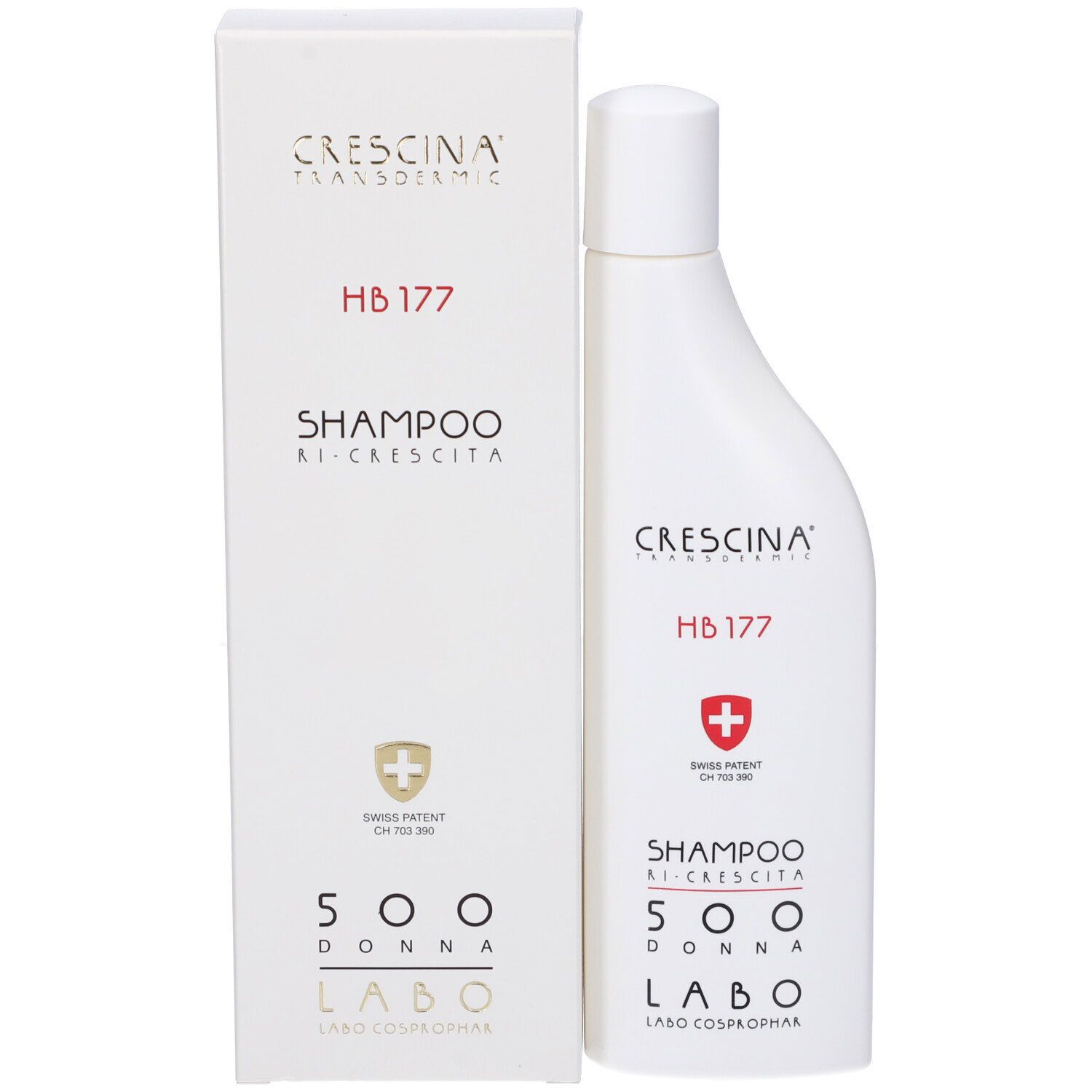 Labo Crescina Shampoo Ri-Crescita HB 177 Formula 500 Donna