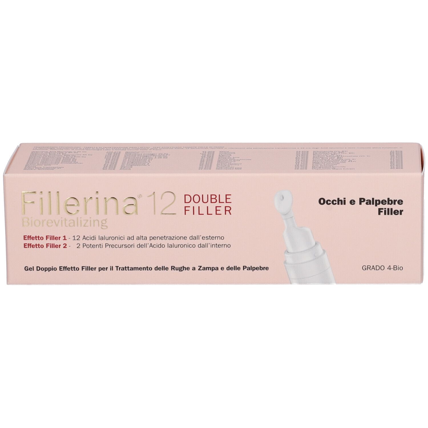 Labo Fillerina Biorevitalizing Behandlung – Grad 4, Mit 8 Hyaluronsäuren & Peptiden, 14 Tage Kur