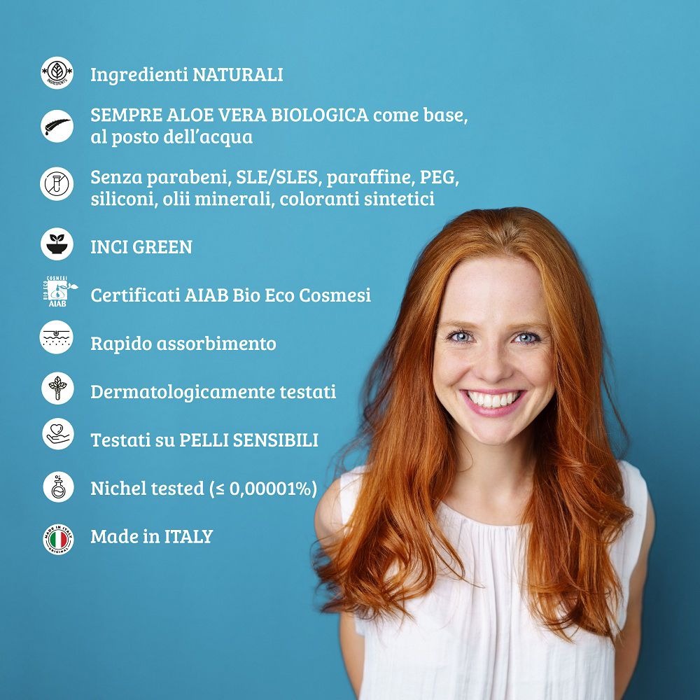 Siero viso: Ingredienti naturali, testato dermatologicamente.