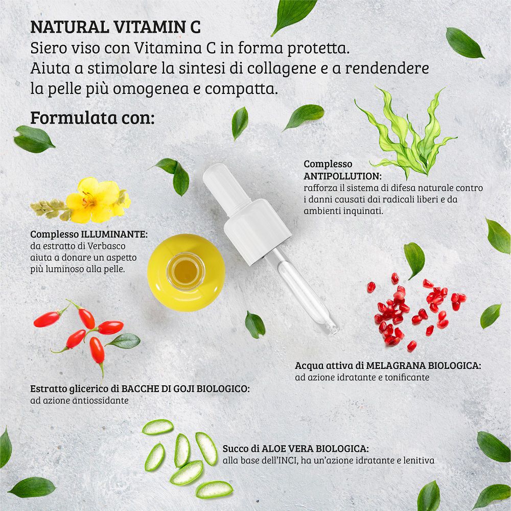 Siero Vitamina C Colours of Life: ingredienti e loro benefici.