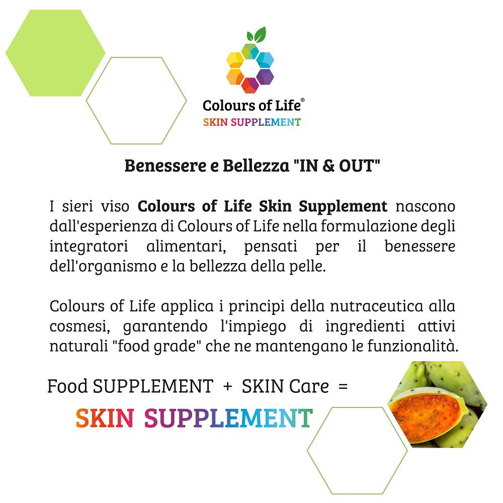 Colours of Life Skin Supplement: Benessere e bellezza dall'interno e dall'esterno.