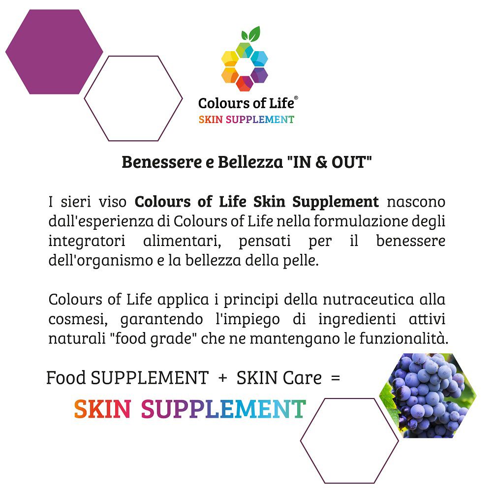 Colours of Life Skin Supplement: Benessere e Bellezza 'IN & OUT'.