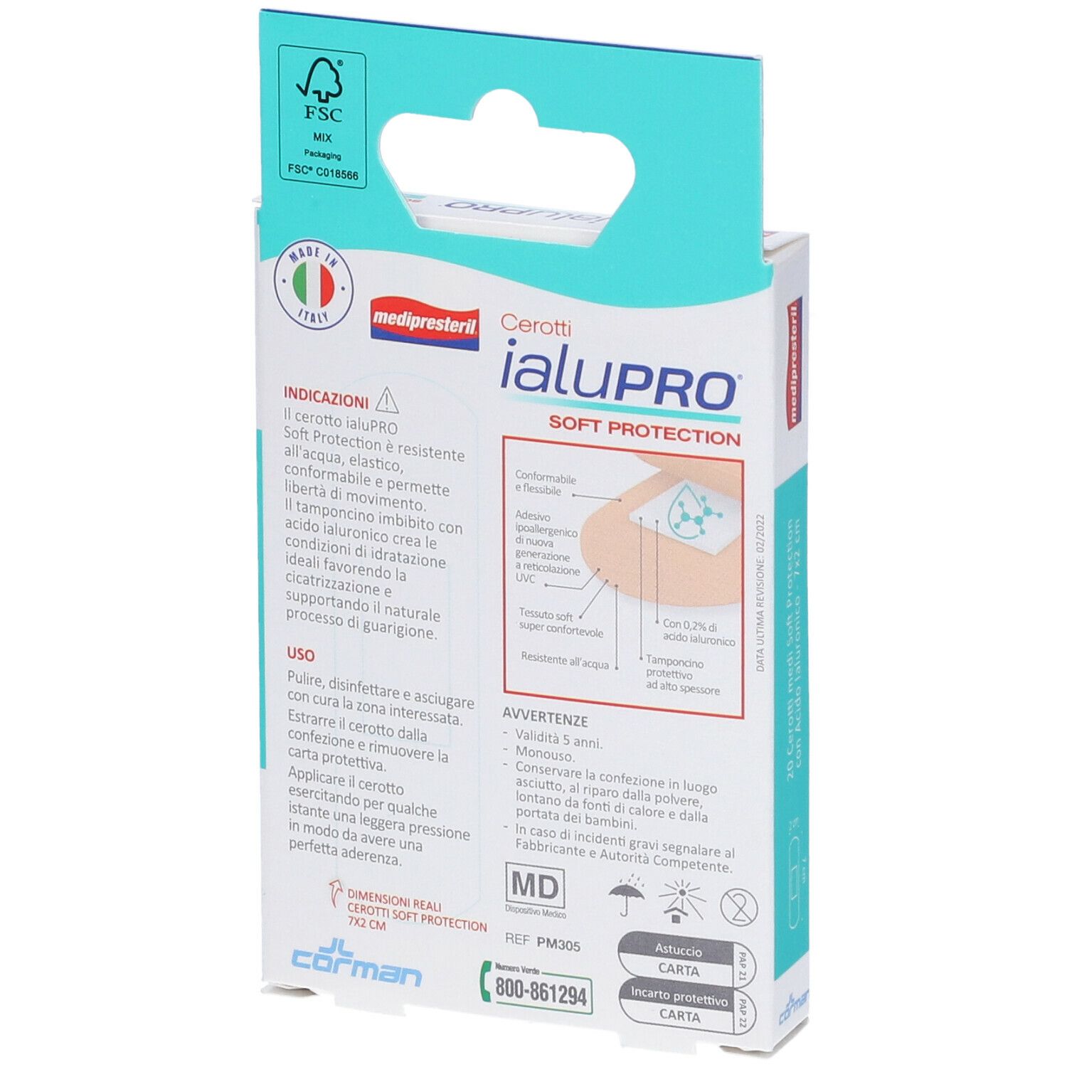 Medipresteril Cerotti Ialupro Soft Protection Medi 7X2Cm
