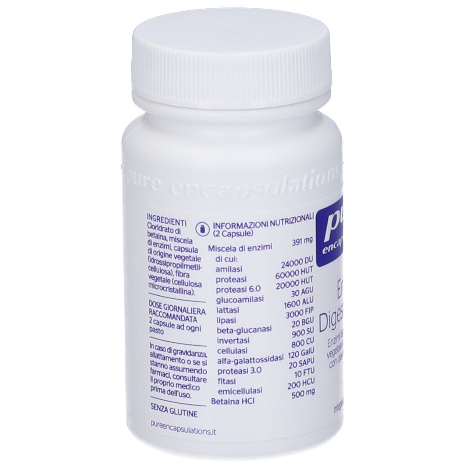 Pure Encapsulations Enzimi Digestivi Ultra 30 Capsule