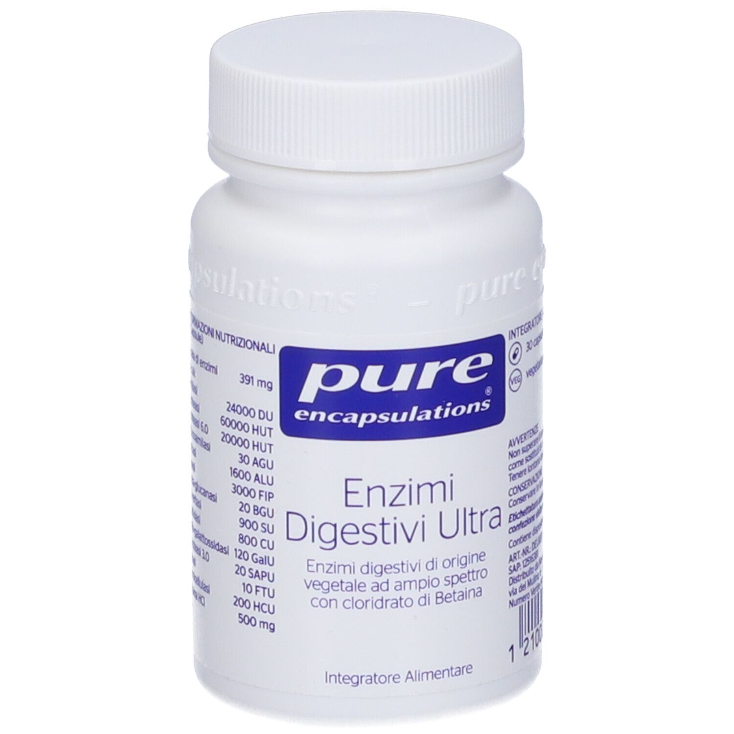 Pure Encapsulations Enzimi Digestivi Ultra 30 Capsule