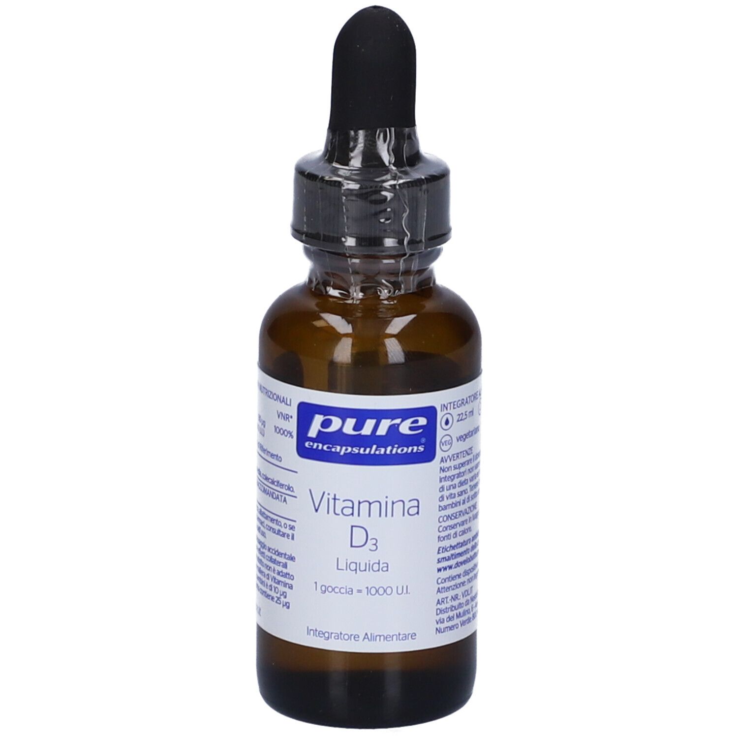 Pure Encapsulations Vitamina D3 Liquida 22,5 Ml