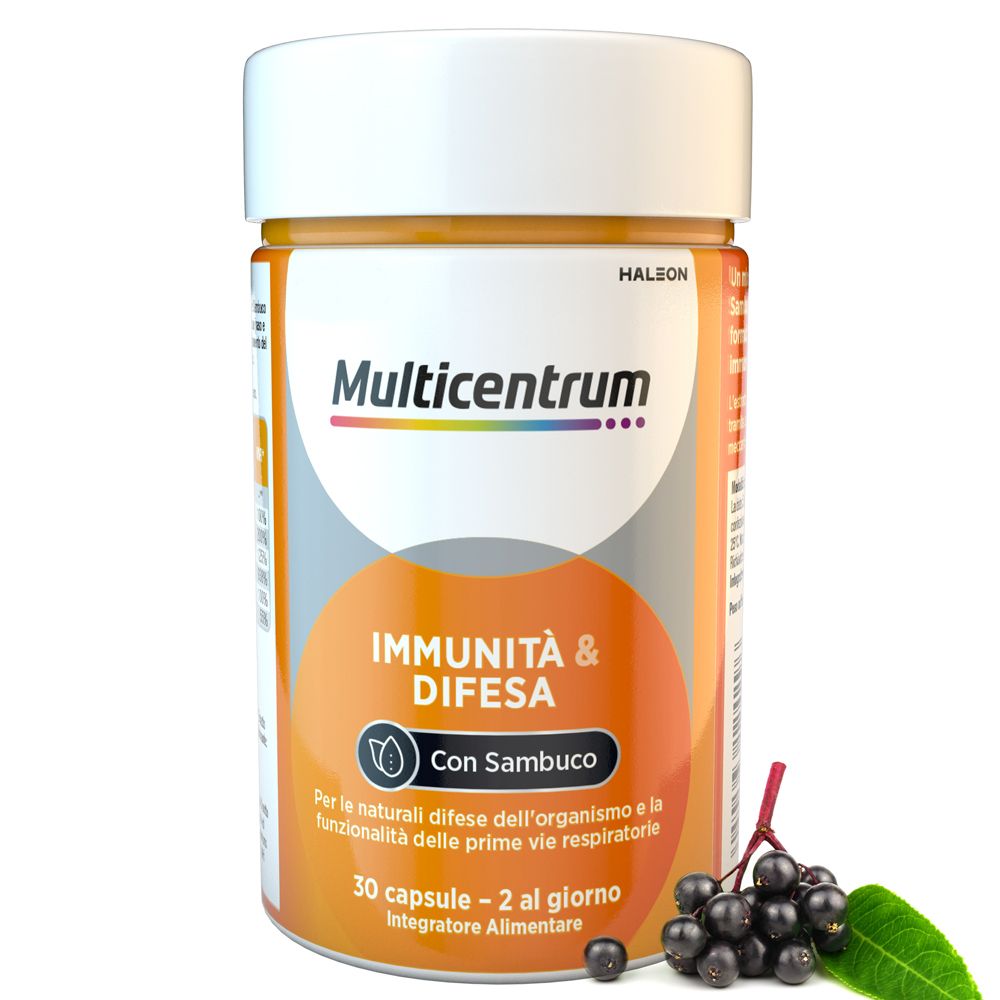 Multicentrum Immunità & Difesa con Sambuco Vitamina C