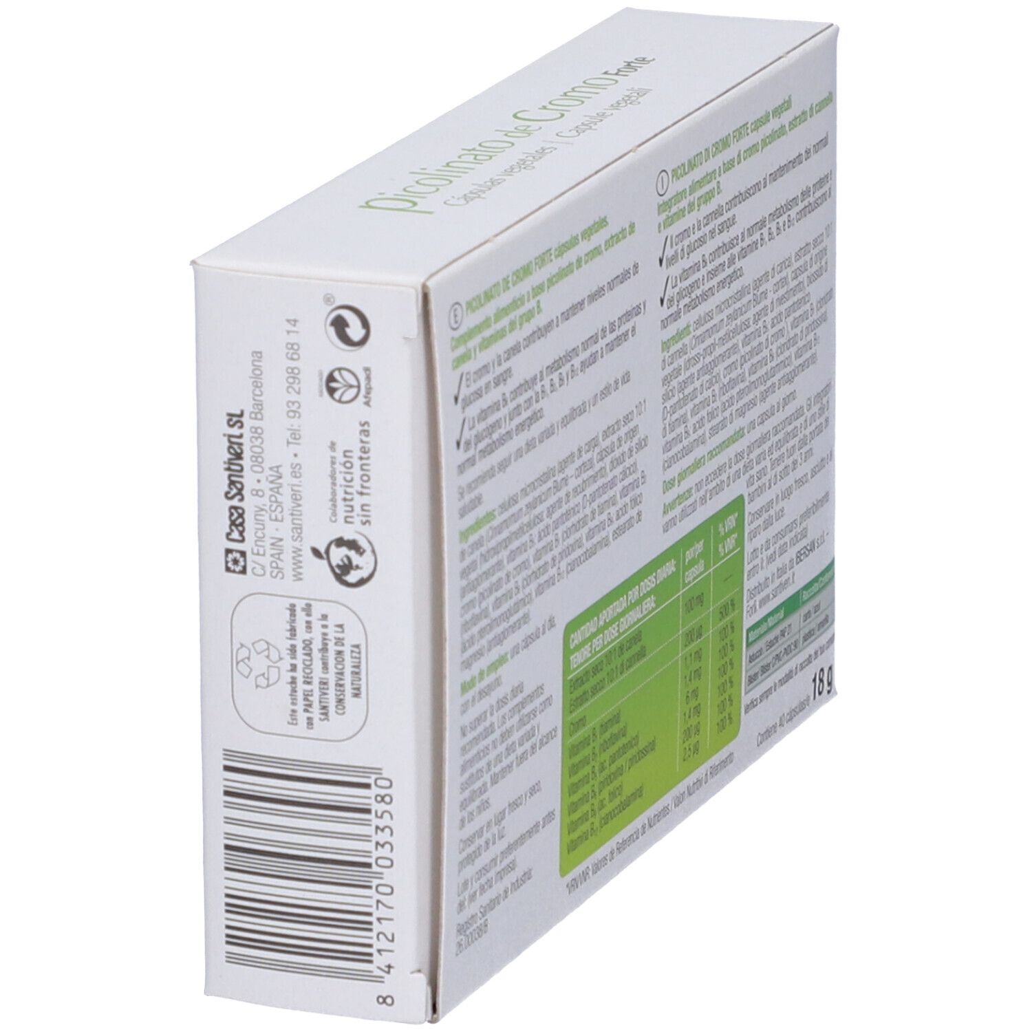 Picolinato Di Cromo Forte 40 Capsule