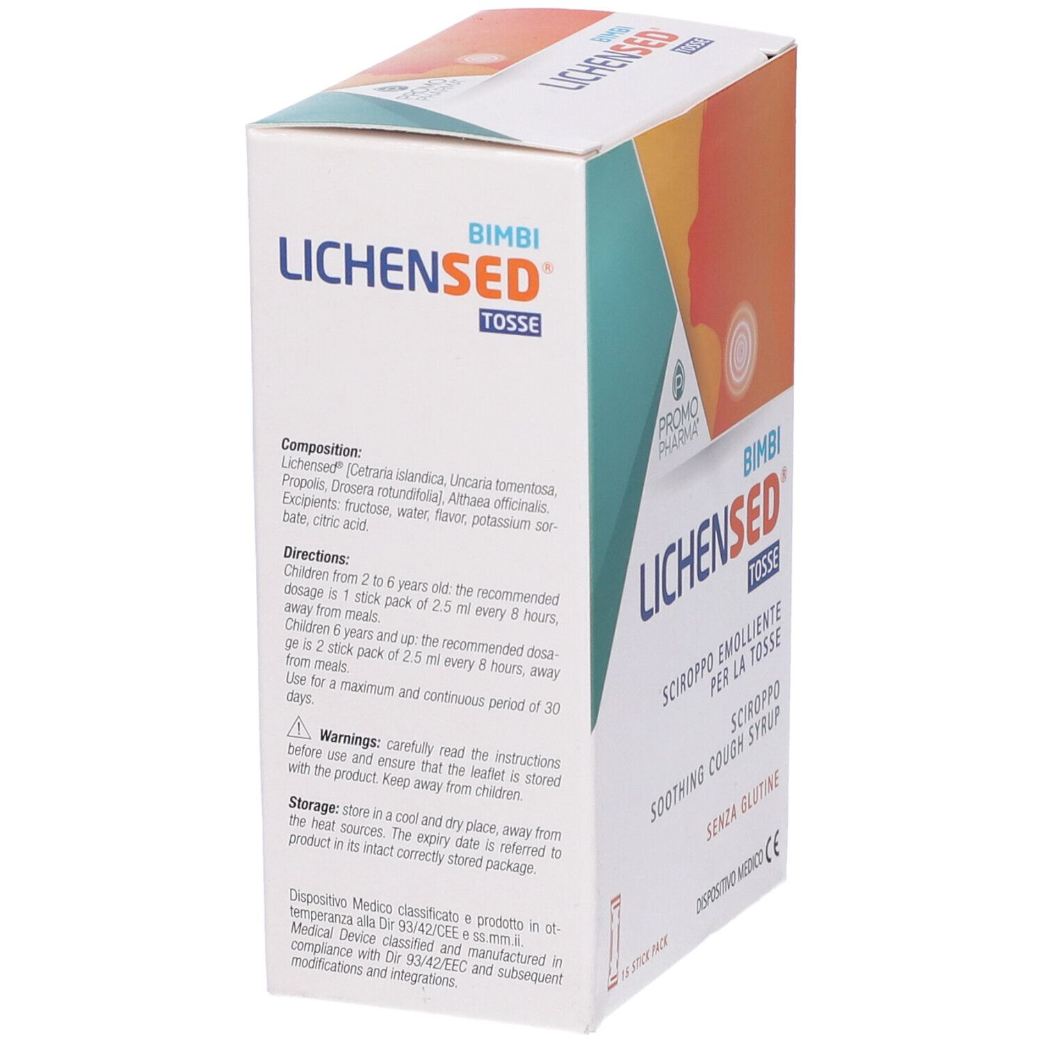 PromoPharma® Lichensed® Sciroppo Bimbi Stick