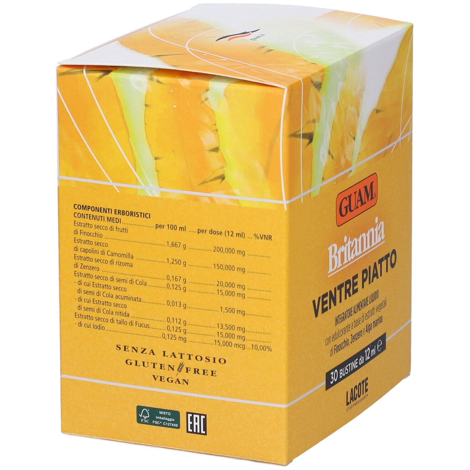 Guam Britannia Ventre Piatto Bustine - risparmia il 10% con il codice: Guam10
