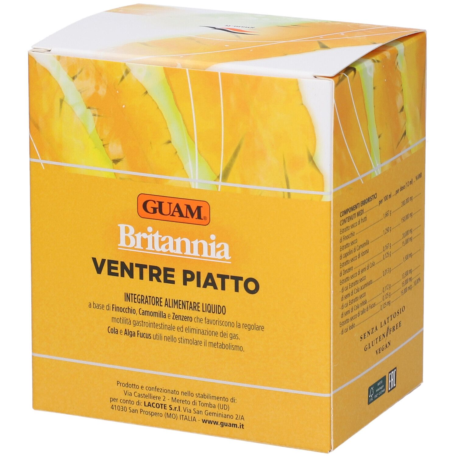 Guam Britannia Ventre Piatto Bustine - risparmia il 10% con il codice: Guam10