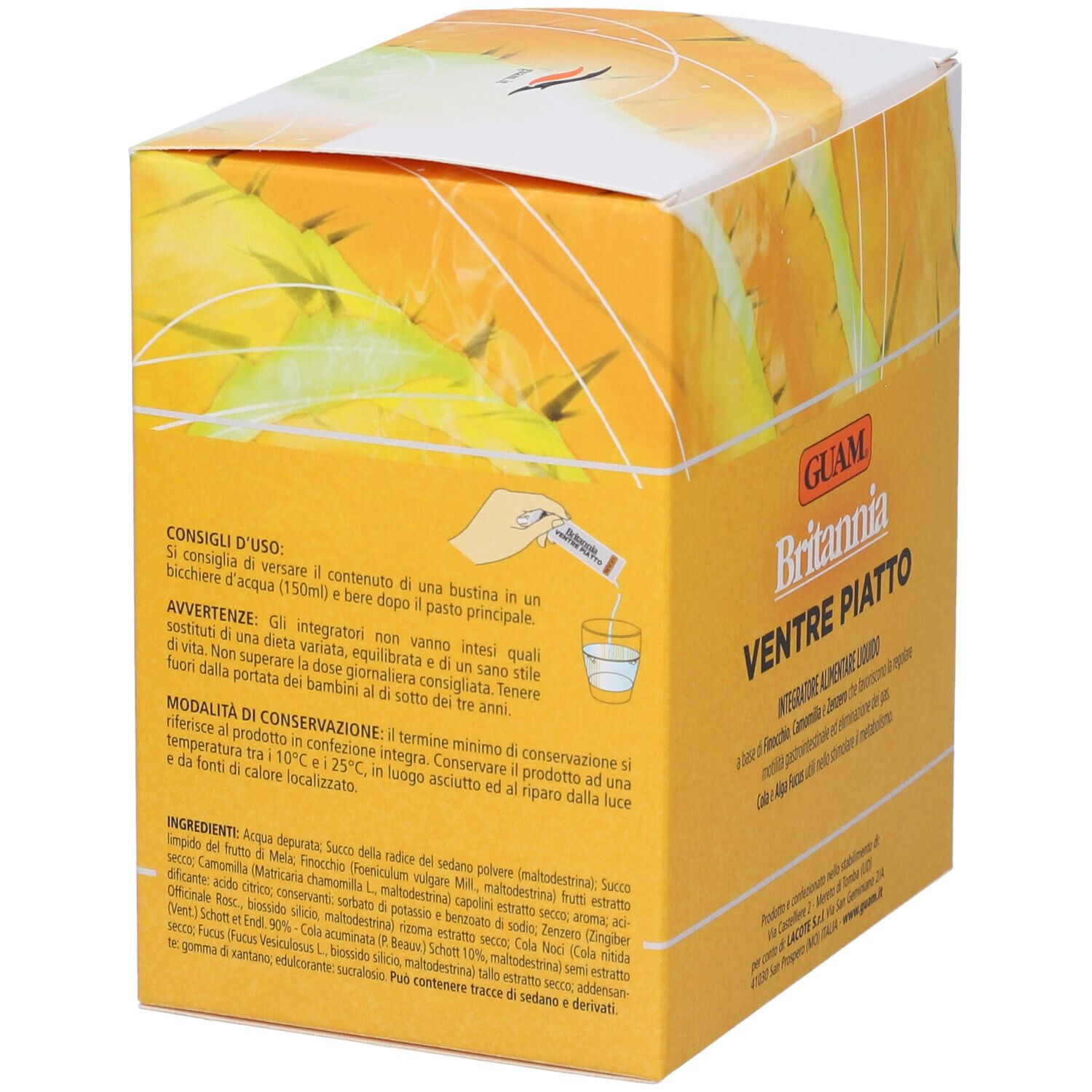 Guam Britannia Ventre Piatto Bustine - risparmia il 10% con il codice: Guam10