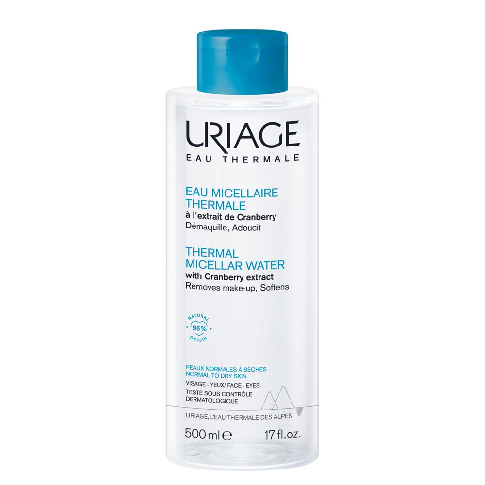 URIAGE Acqua micellare termale pelle normale o secca, viso, deterge, strucca, ammorbidisce