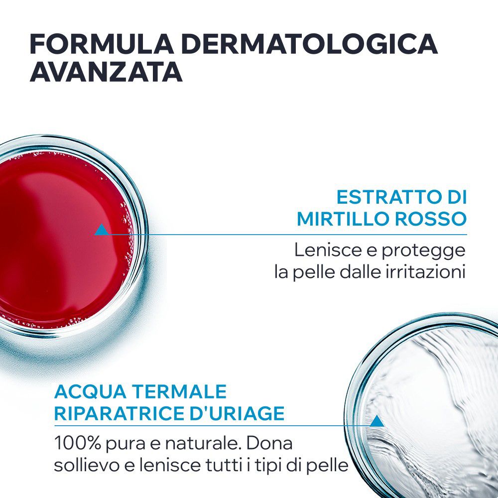 Uriage Acqua Micellare Termale: formula con estratto di mirtillo rosso e acqua termale.