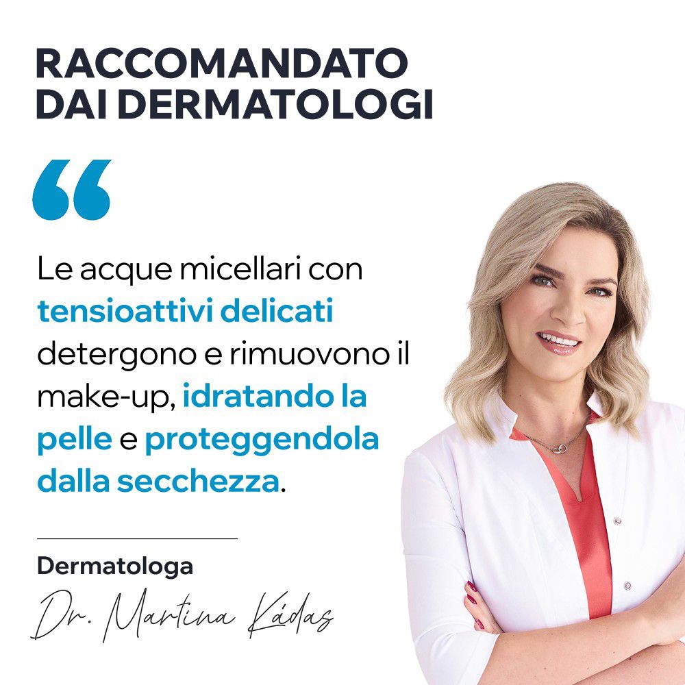Uriage Acqua Micellare Termale: 96% ingredienti di origine naturale, ottima tollerabilità.