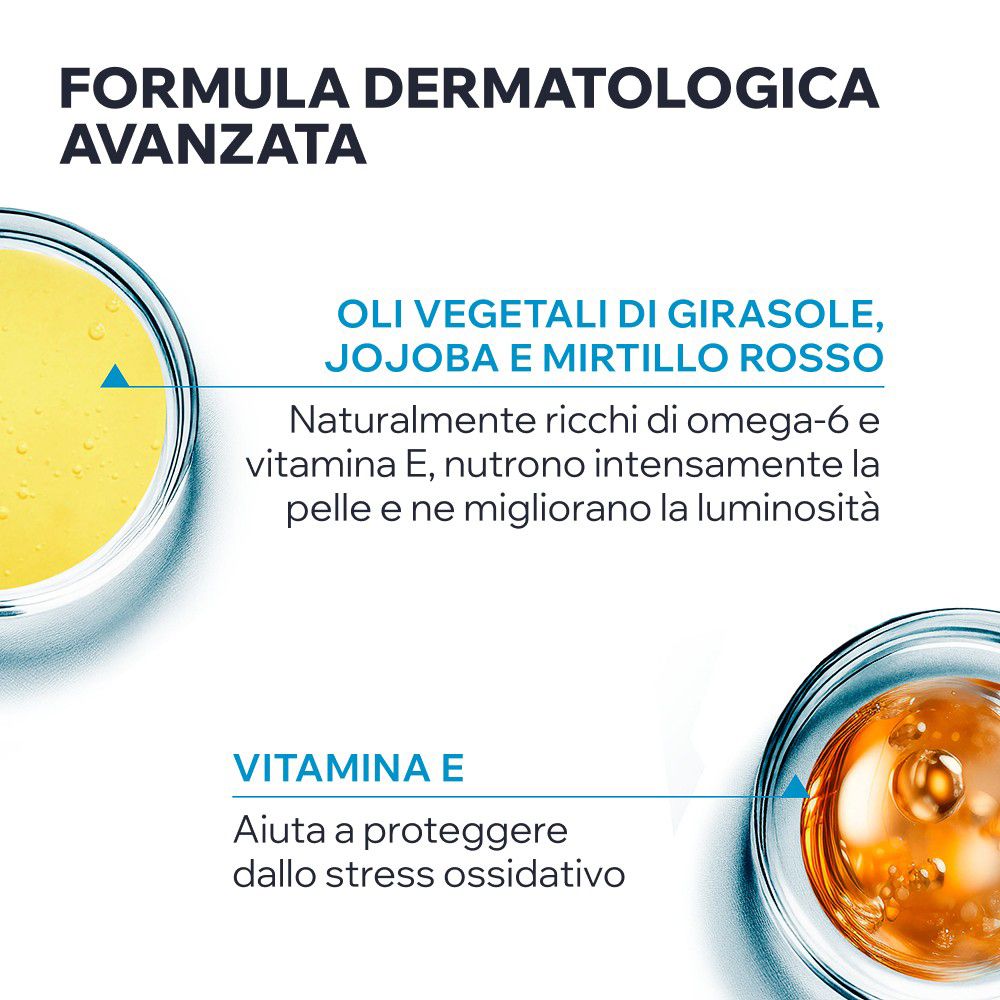 Uriage Olio Struccante: formula con oli di jojoba, mirtillo rosso e girasole.