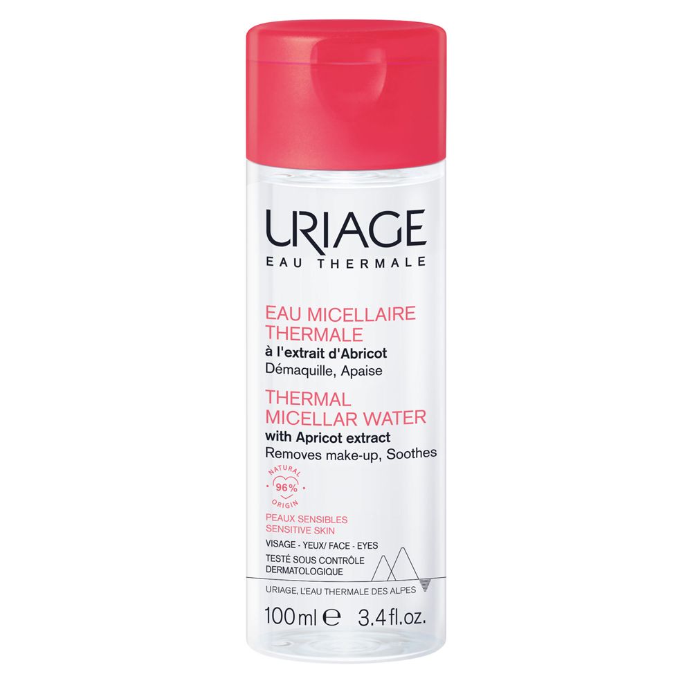 URIAGE Acqua micellare termale pelle sensibile, viso, occhi, labbra, strucca, lenisce - Risparmia il 10% con il codice: uriage0726