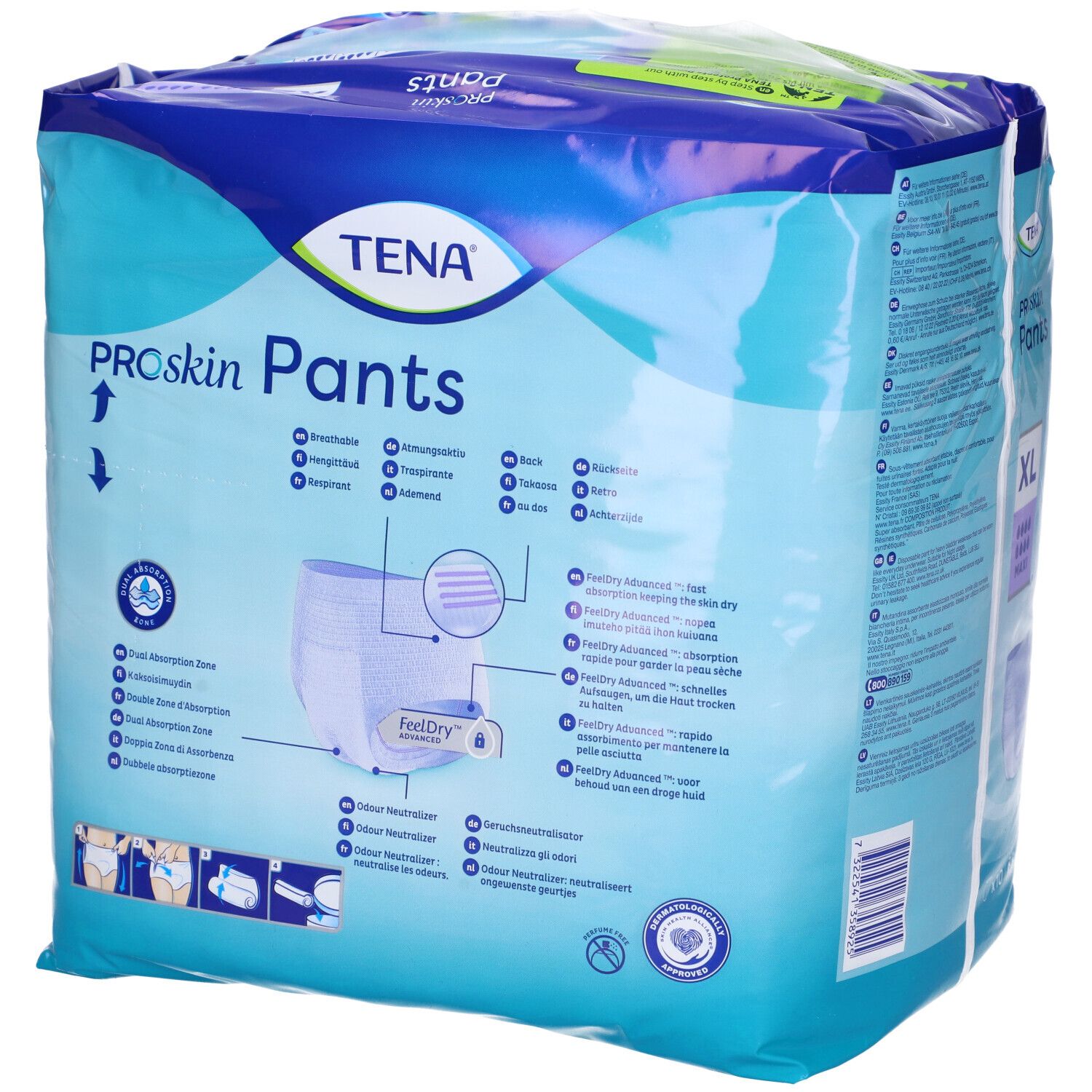 Tena Proskin Pants Assorbenza Maxi Taglia XL