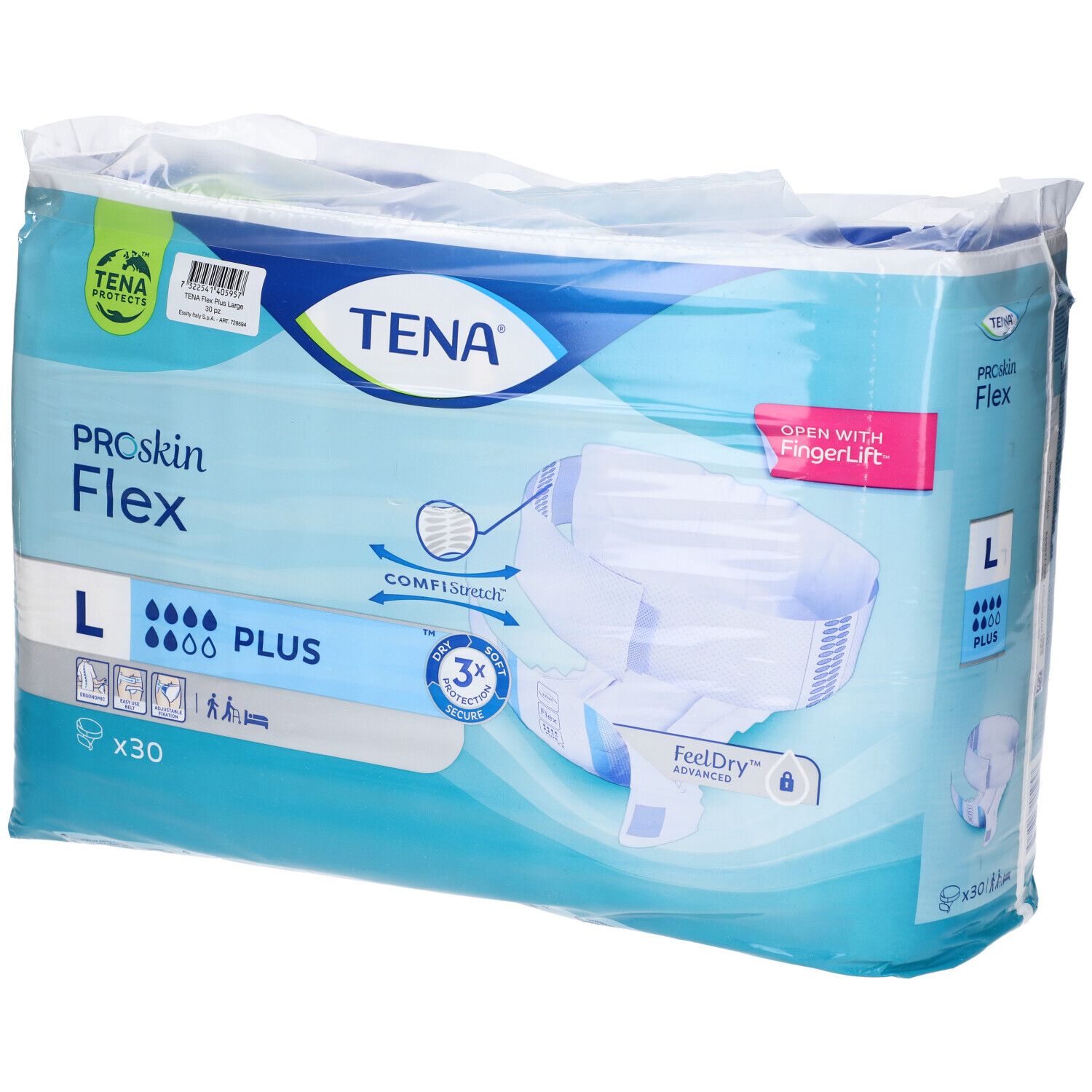 Tena Flex Plus Pannolone per Incontinenza Misura L
