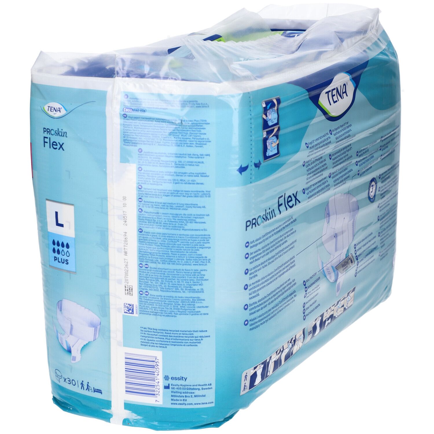 Tena Flex Plus Pannolone per Incontinenza Misura L
