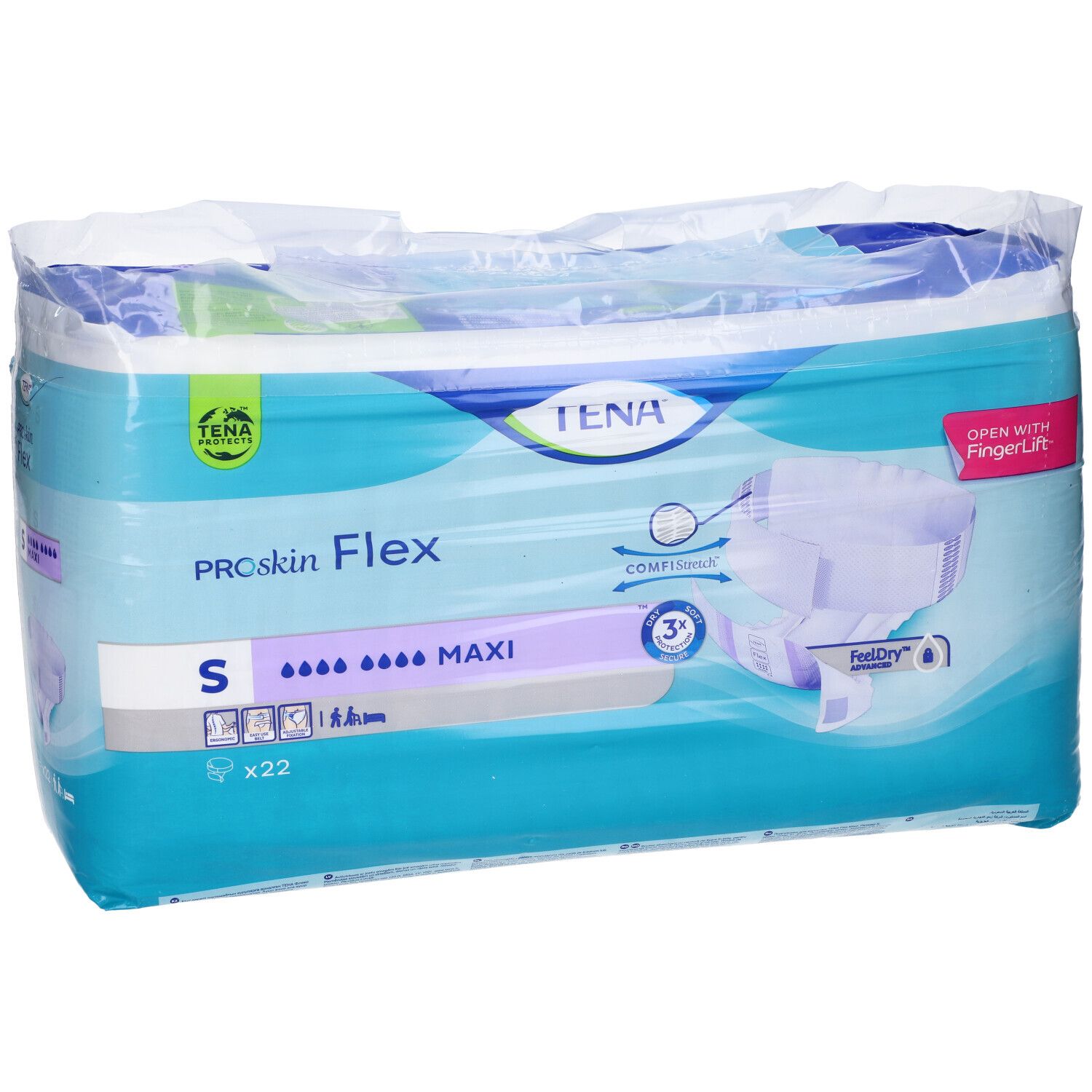 Pannolone Per Incontinenza Tena Flex Maxi Small 22 Pezzi