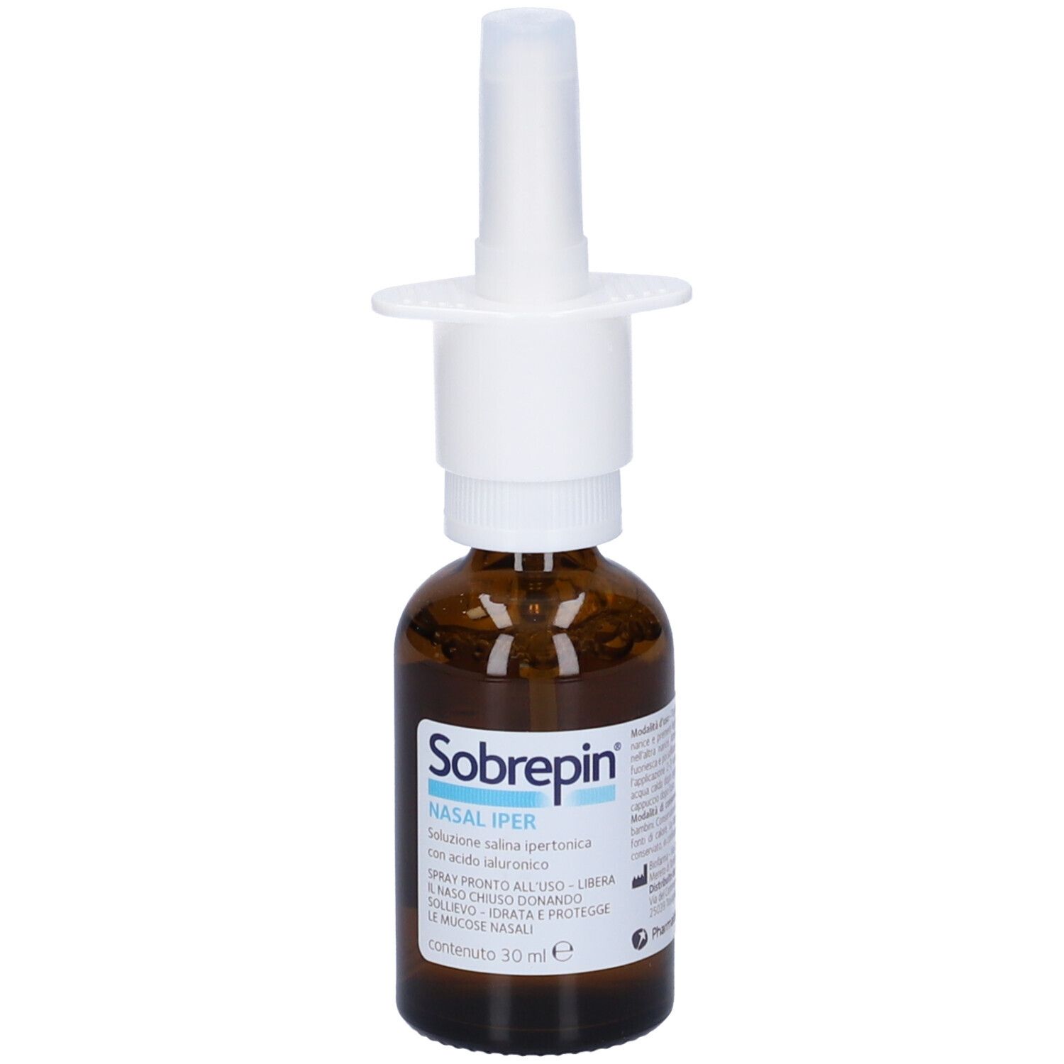 Sobrepin Nasal Iper Soluzione Ipertonica Spray Estratti Naturali 30 Ml