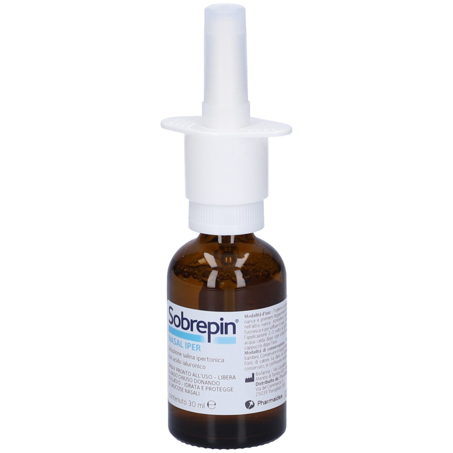 Sobrepin Nasal Iper Soluzione Ipertonica Spray Estratti Naturali 30 Ml