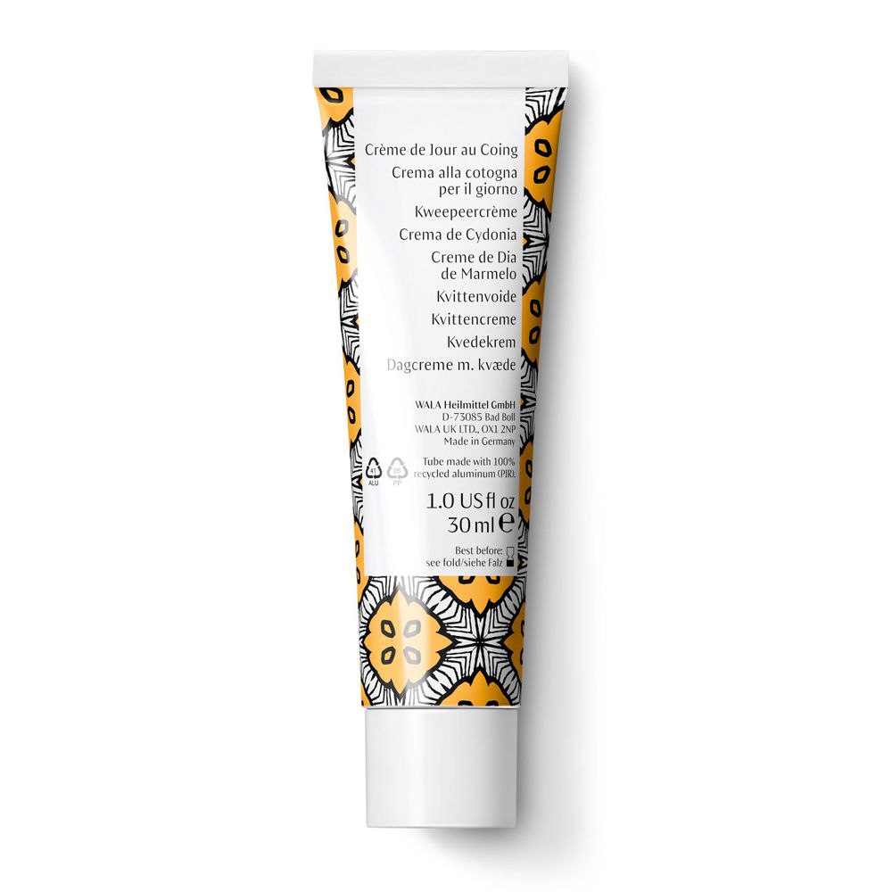Retro del tubetto di crema. Denominazioni multilingue del prodotto. Scritta: 1.0 US fl oz 30 ml e. Materiale: alluminio riciclato al 100%.